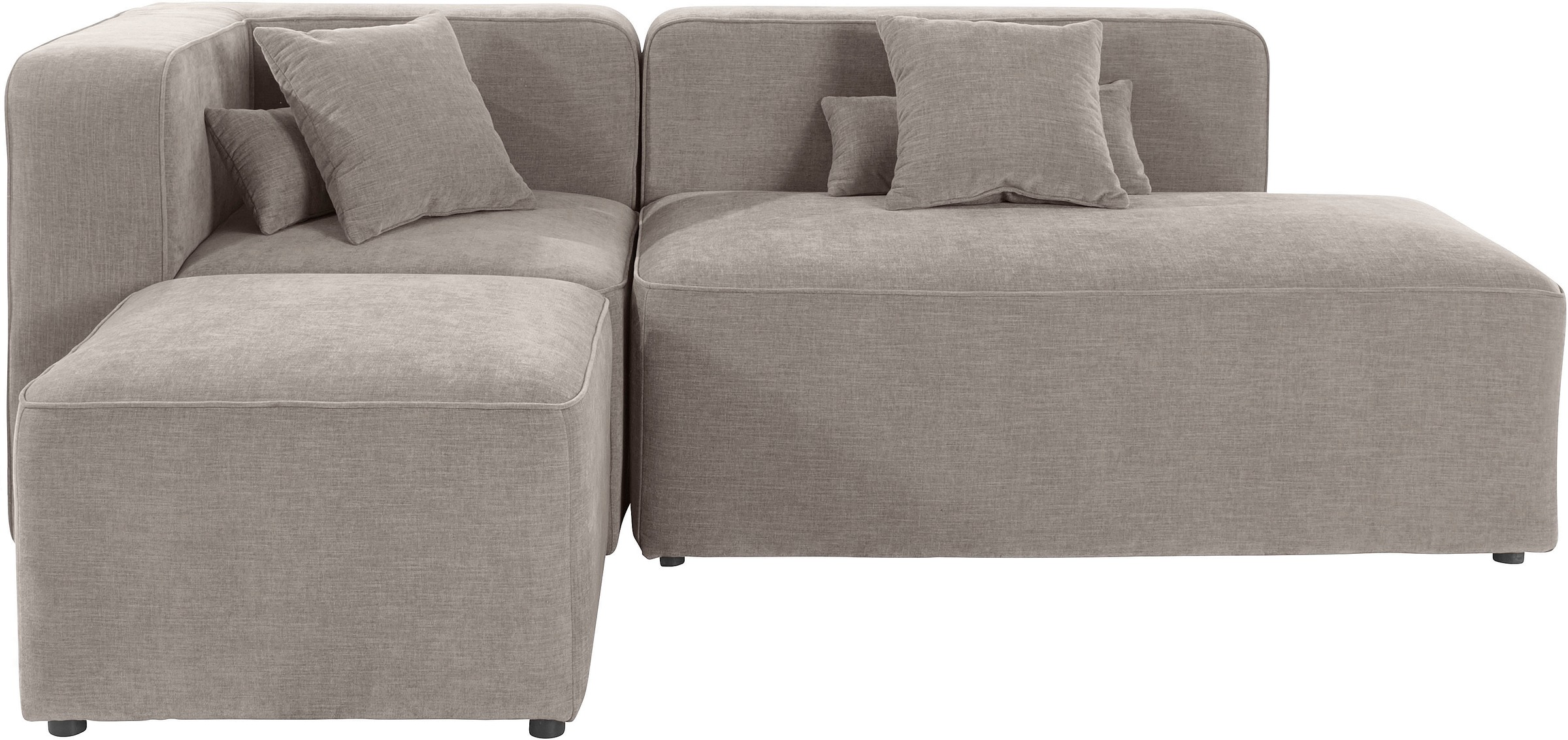 Home affaire Ecksofa "Sundstrup L-Form" Modulserie, individuelle Zusammenst günstig online kaufen