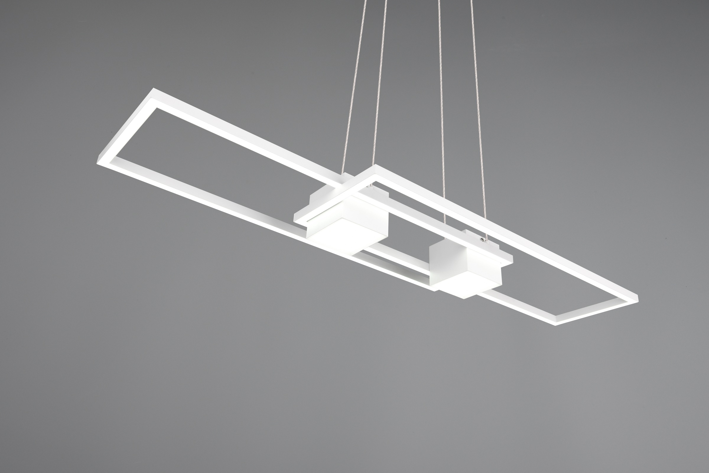 TRIO Leuchten LED Pendelleuchte »ALBANY, LED Hängelampe Wohnzimmer mit Fernbedienung, dimmbar, CCT«, 1 flammig, Leuchtmittel LED-Board | LED fest integriert, Lichtfarbe einstellbar, Memoryfunktion, Nachtlicht, up-and-down Licht