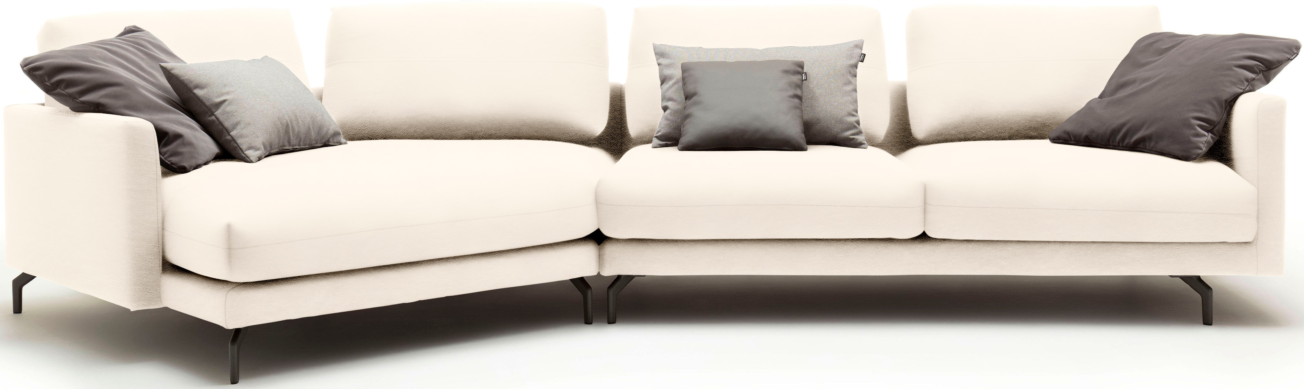 Thumbnail - Creation BY ROLF BENZ Wohnlandschaft "CR.414 mit Kuschelecke für Wohlfühlkomfort" Wahlweise aus Leder oder Chenille