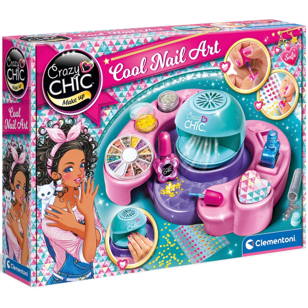 Clementoni® Kreativset »Crazy Chic, Cool Nail Art«