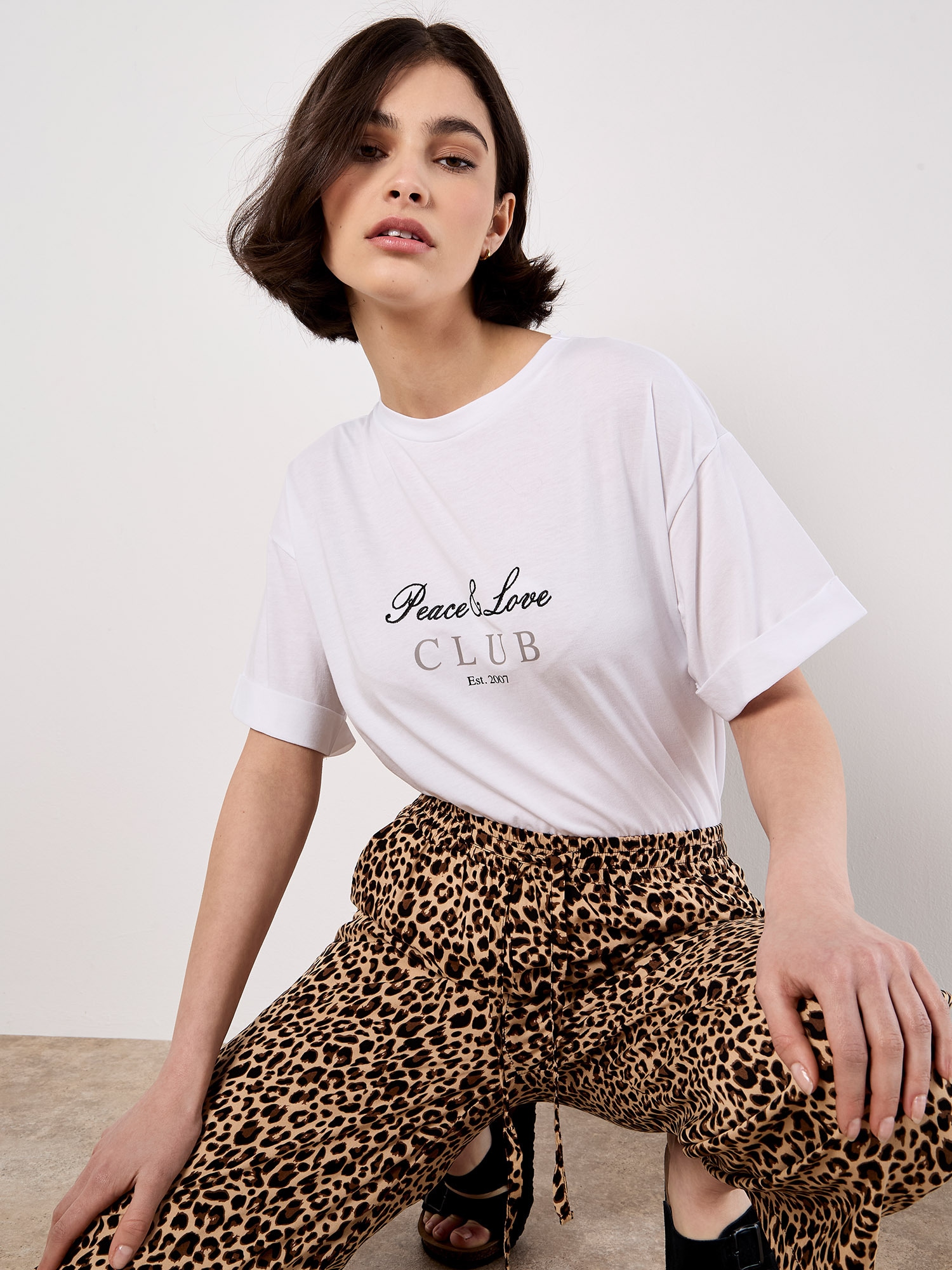 Apricot Culotte »Culottes mit Leopardenmuster«