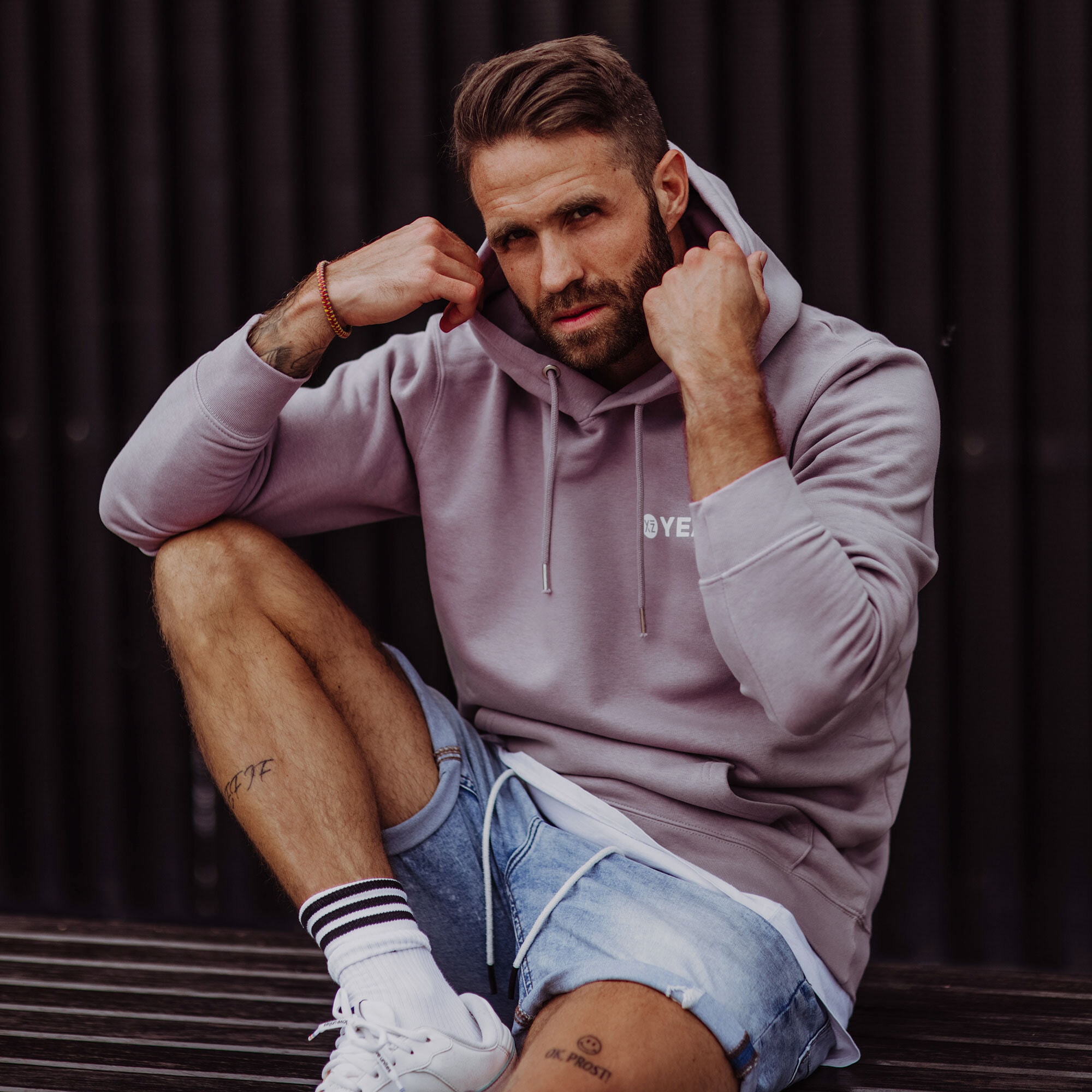 YEAZ Kapuzenpullover »Hoodie Lilac (unisex) CUSHY«