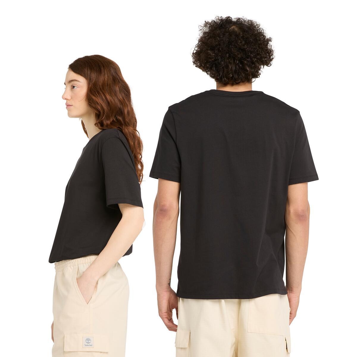 Timberland T-Shirt "Print Stack Logo Short Sleeve Tee" 1 Stk. tlg. UNISEX günstig online kaufen