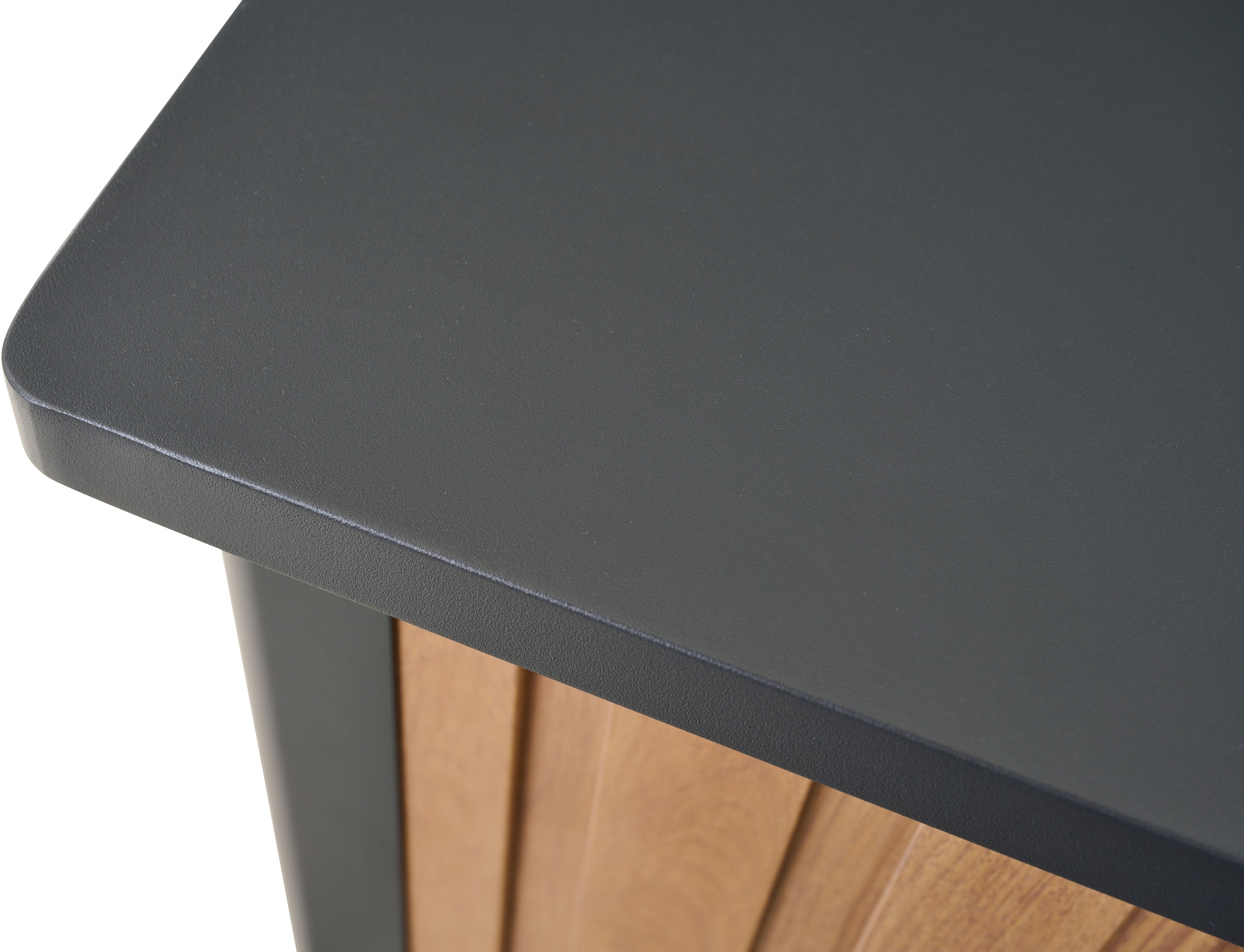 Siena Garden Kissenbox Gestell aus Aluminium, 135x59x75cm woodlook