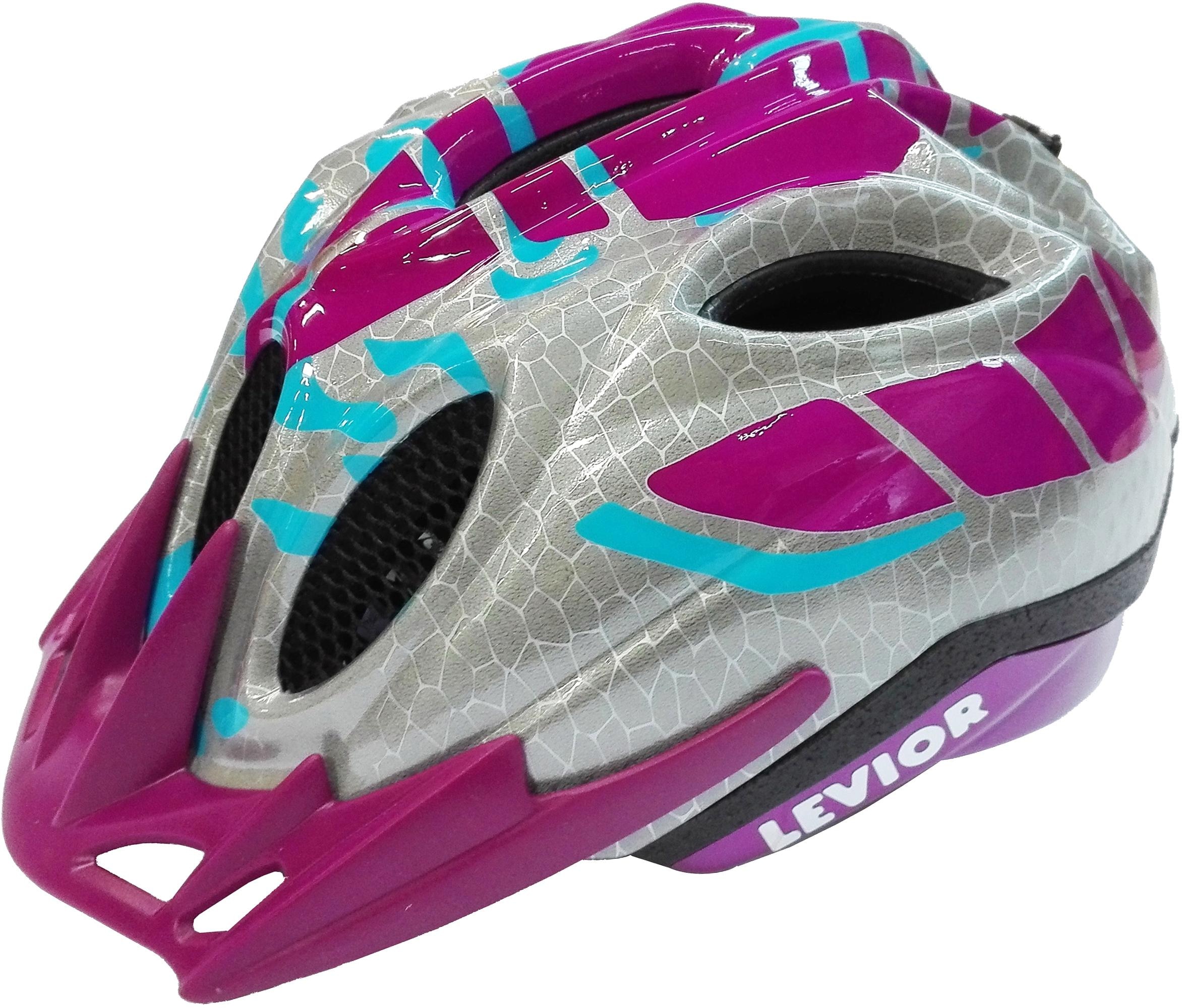 Kinderfahrradhelm »K-Star Violet«, Schale reflektierend