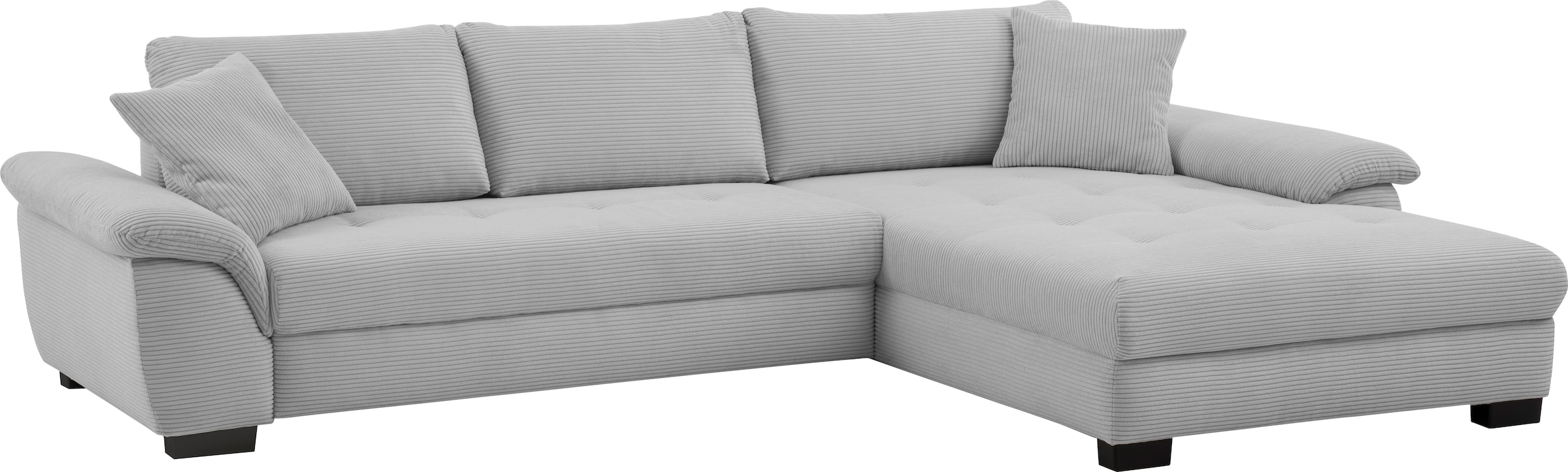 Mr. Couch Ecksofa »Dario, L-Form, mit Bett und Bettkasten« mit Kaltschaum