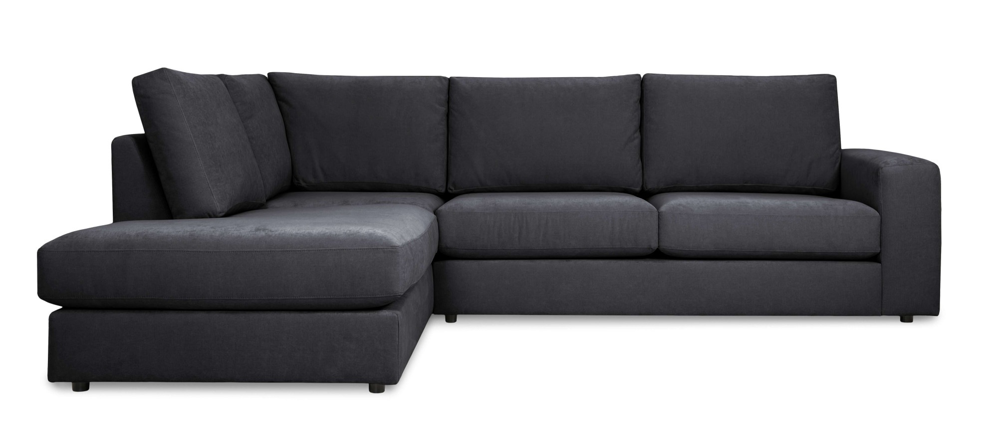 OTTO home Ecksofa »Nivette, weiches Chenille« Breite 292 cm, L-Form, bodentief, mit Wellenunterfederung