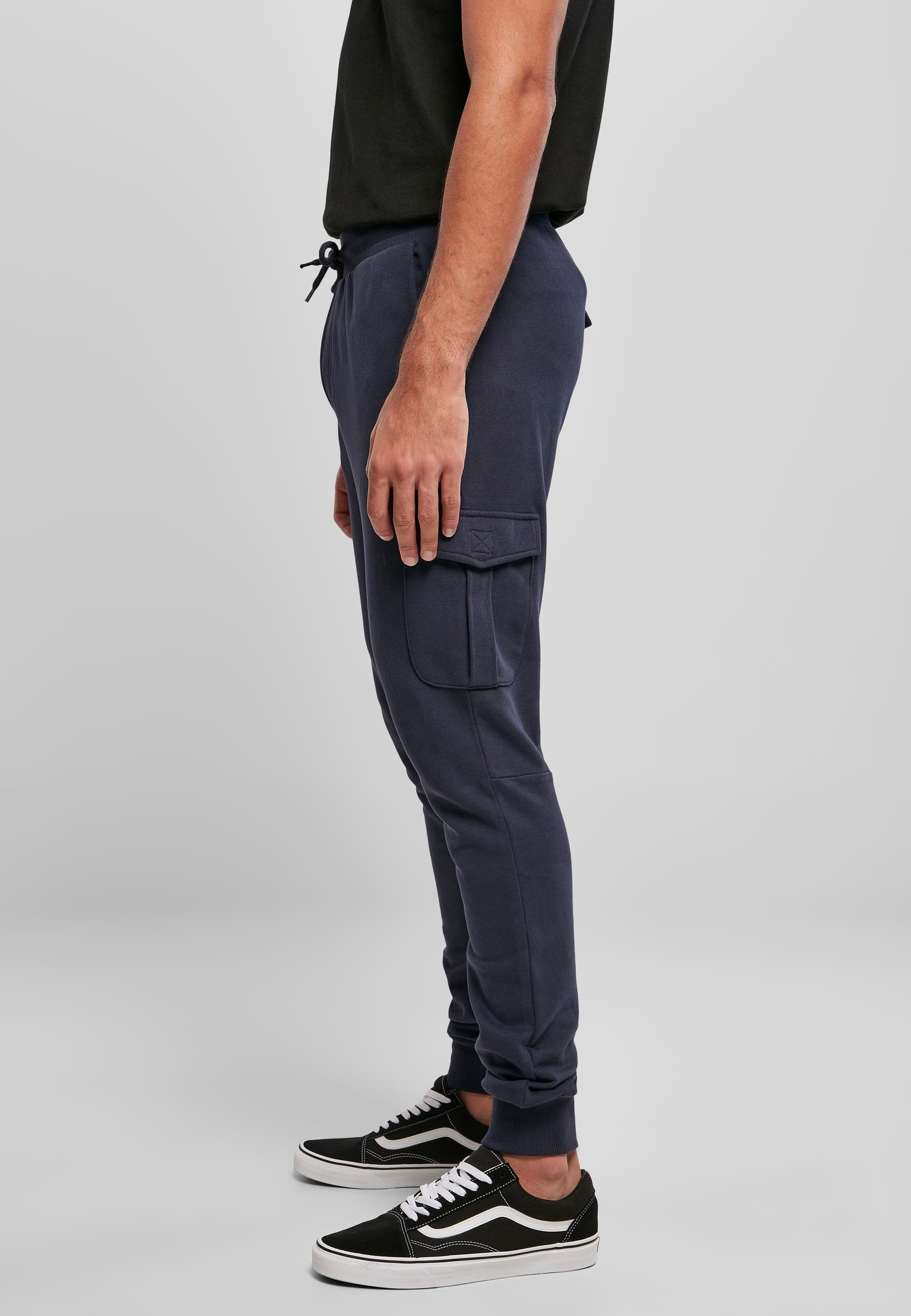 URBAN CLASSICS Cargohose »Urban Classics Herren Fitted Cargo Sweatpants«, (1 tlg.)