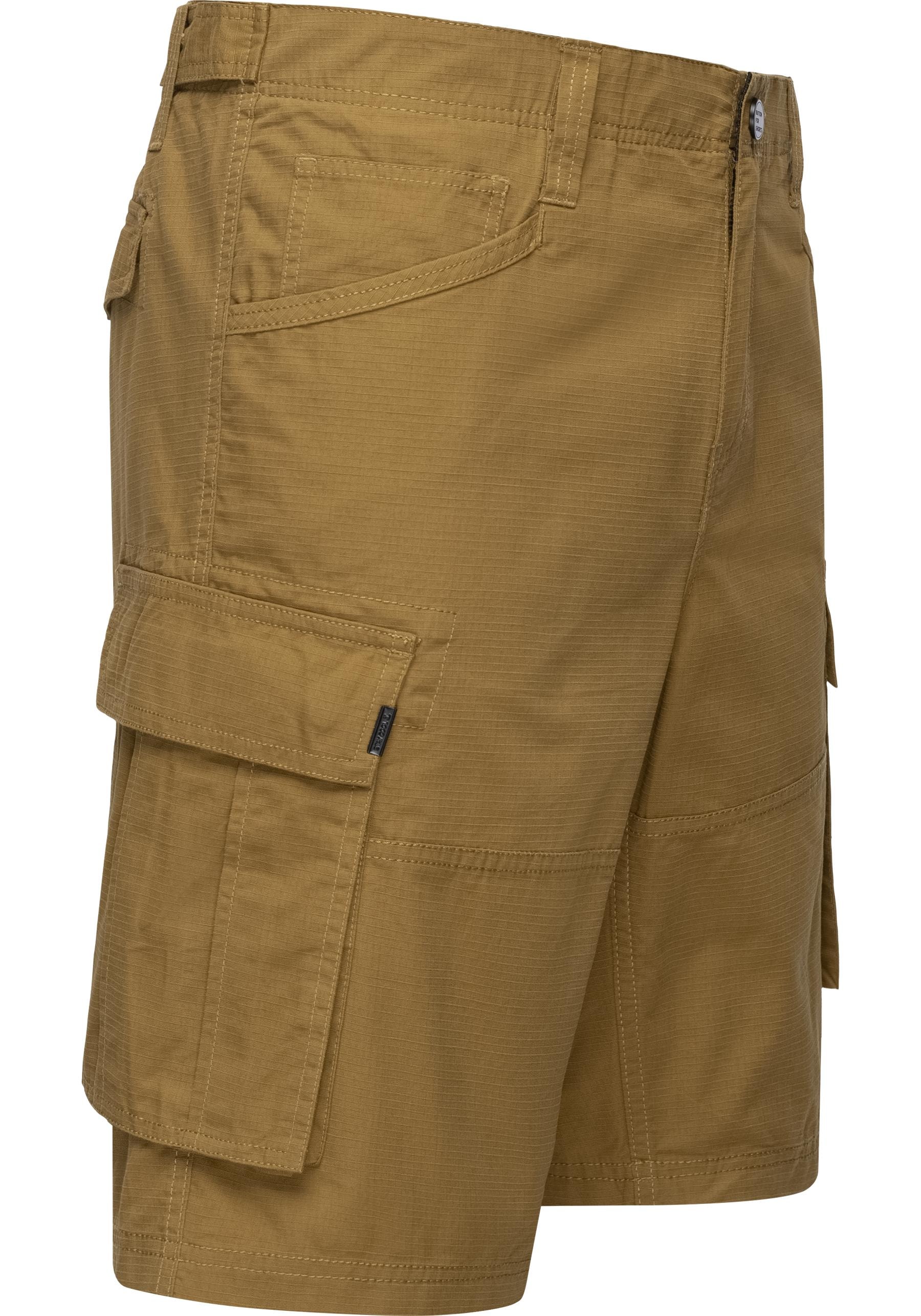 Ragwear Shorts "Merly", (1 tlg.), Kurze Herren Cargo-Hose mit großen Taschen