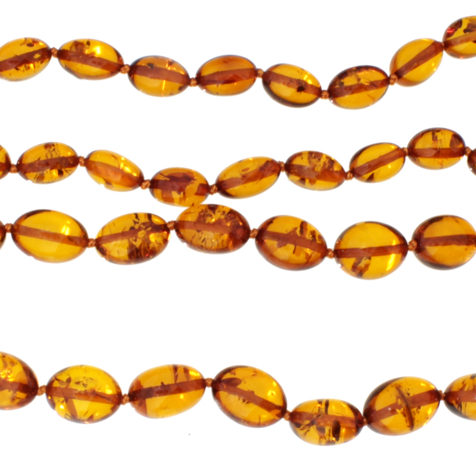 Gliederkette OSTSEE-SCHMUCK "Ostsee-Schmuck Kette Olive XXL-100 cm- Kette Olive XXL-100 cm-", braun, Halsketten, Damen, 100cm, Bernstein, L: 100, Gliederkette 2