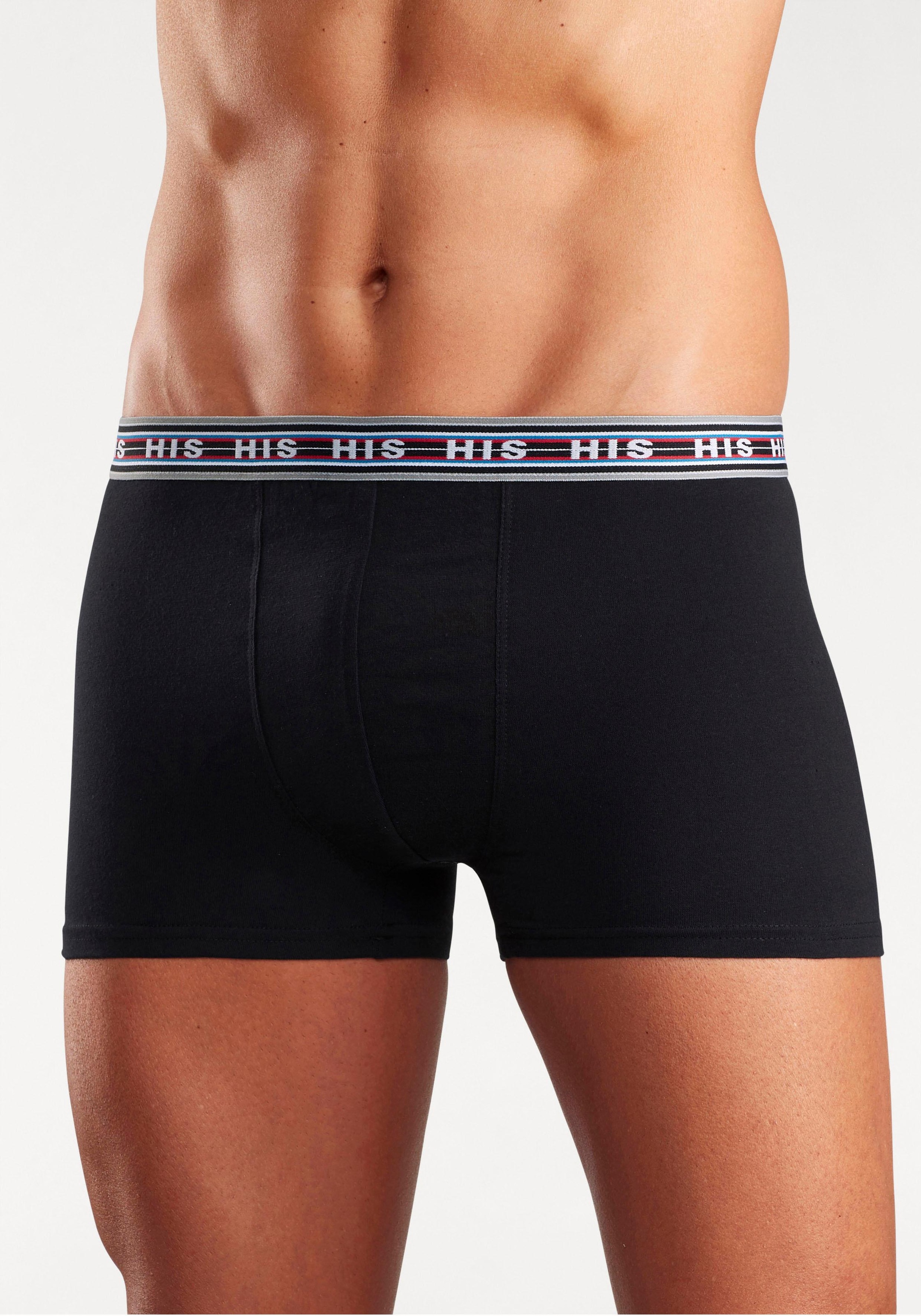 H.I.S Boxer "Boxershorts für Herren" Packung, 5 Stk. aus Baumwoll-Stretch