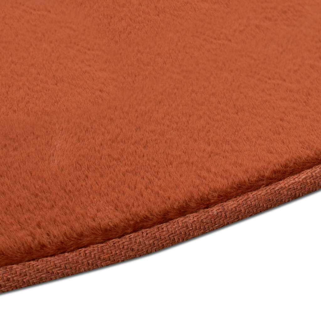 Carpet City Hochflor-Teppich »TOPIA400«, rund, besonders weich und kuschelig durch Polyester, Uni-Farben