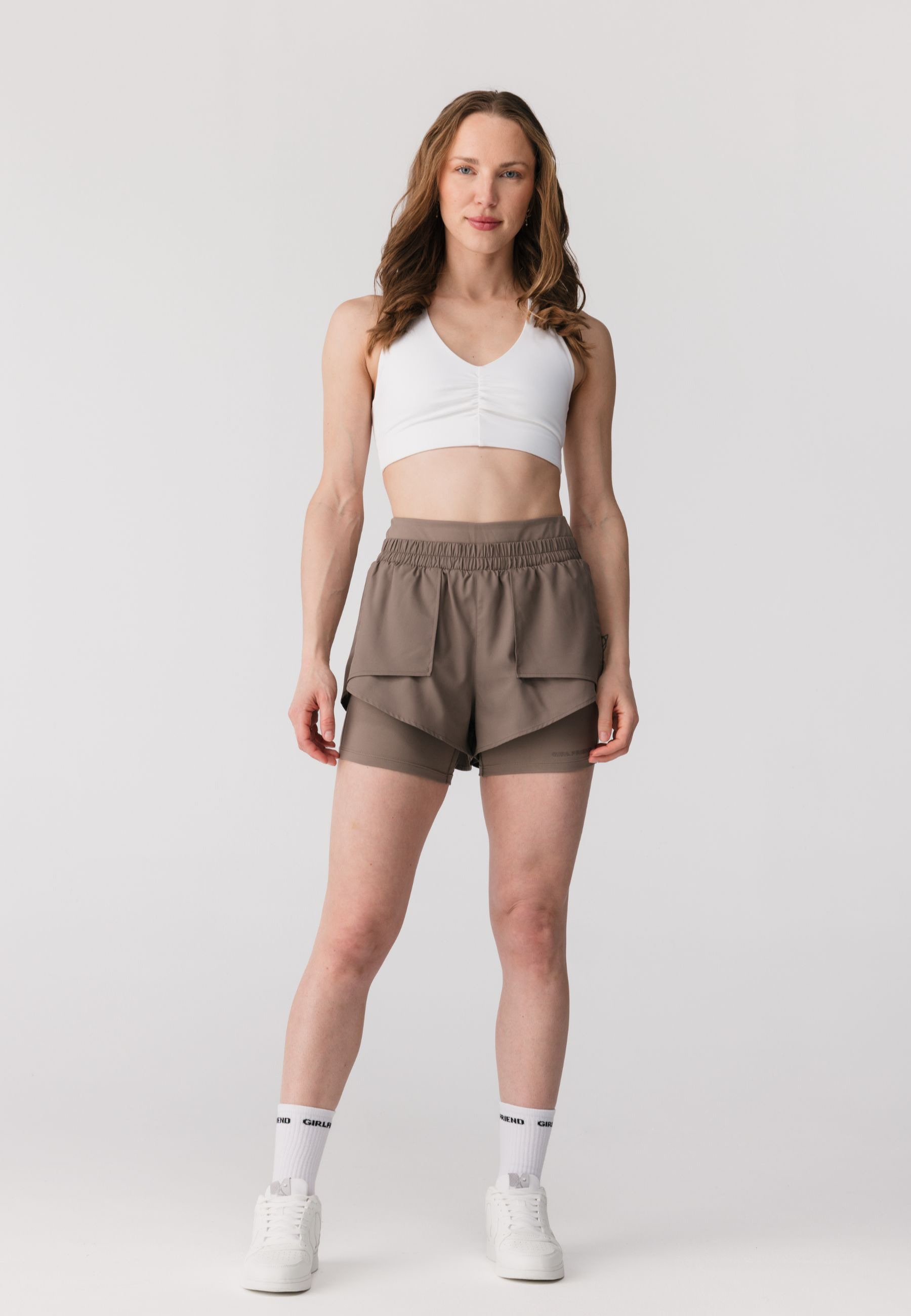 GIRLFRIEND COLLECTIVE Trainingsshorts »Girlfriend Collective Fallon Trail Shorts«