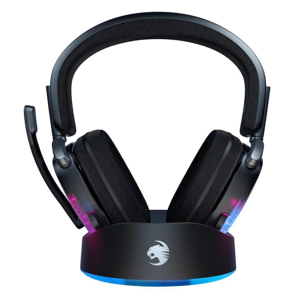 ROCCAT Gaming-Headset »Over-Ear-Gaming-Headset "Syn Max Air", Schwarz«, Mikrofon abnehmbar