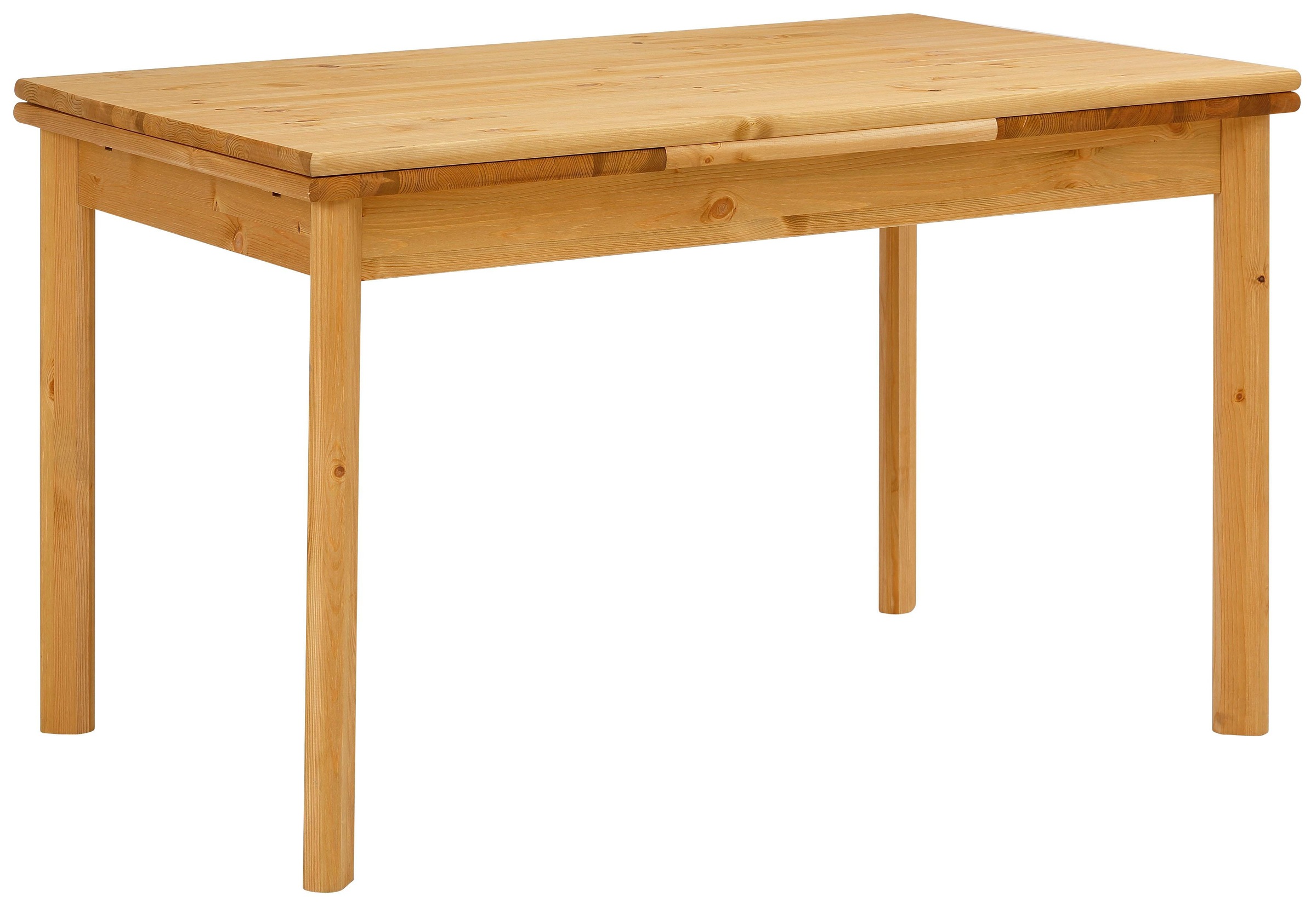 Esstisch OTTO HOME "Tirza", beige (natur), B:120cm H:75cm T:80cm, Tische, Esstisch, aus massiver Kiefer, FSC zertifiziert, mit Auszugsfunktion 2