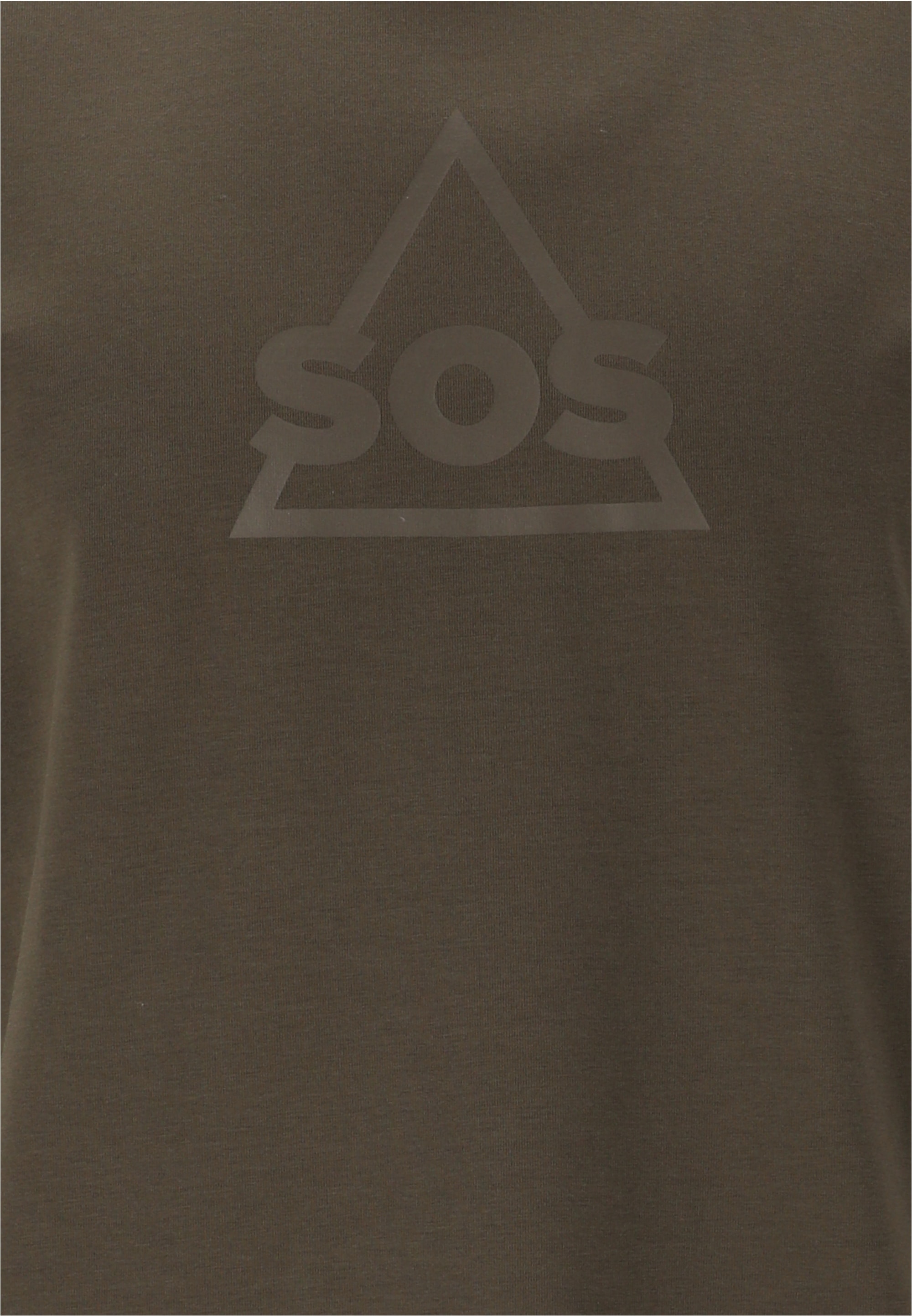 SOS Funktionsshirt »Kvitfjell«, mit biologischer Baumwolle und subtilem SOS-Print