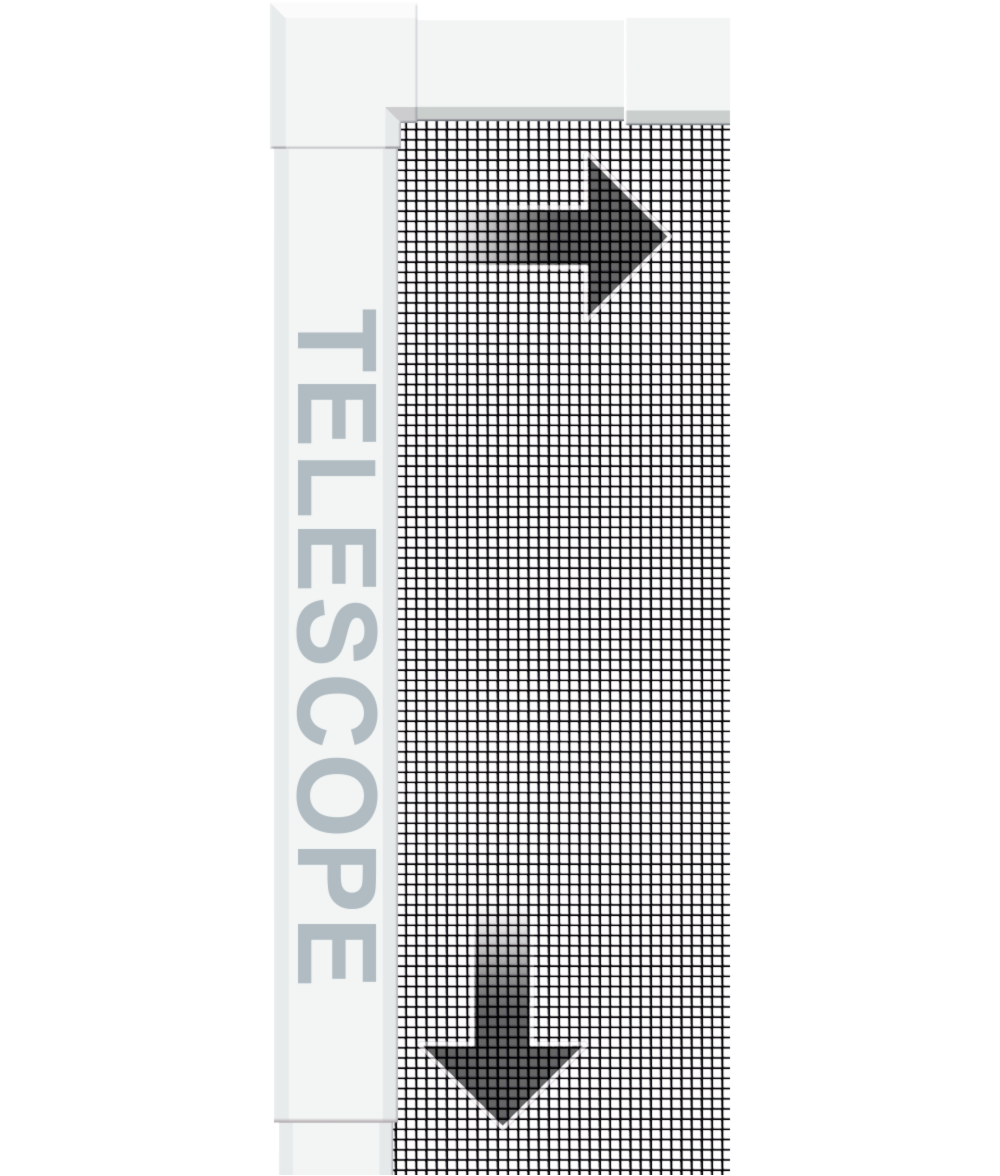 SCHELLENBERG Insektenschutz-Fensterrahmen »Telescope, ausziehbarer Insektenschutz-Rahmen«, für Fenster bis max. 100 x 120 cm und 140 x 150 cm, anthrazit und weiß