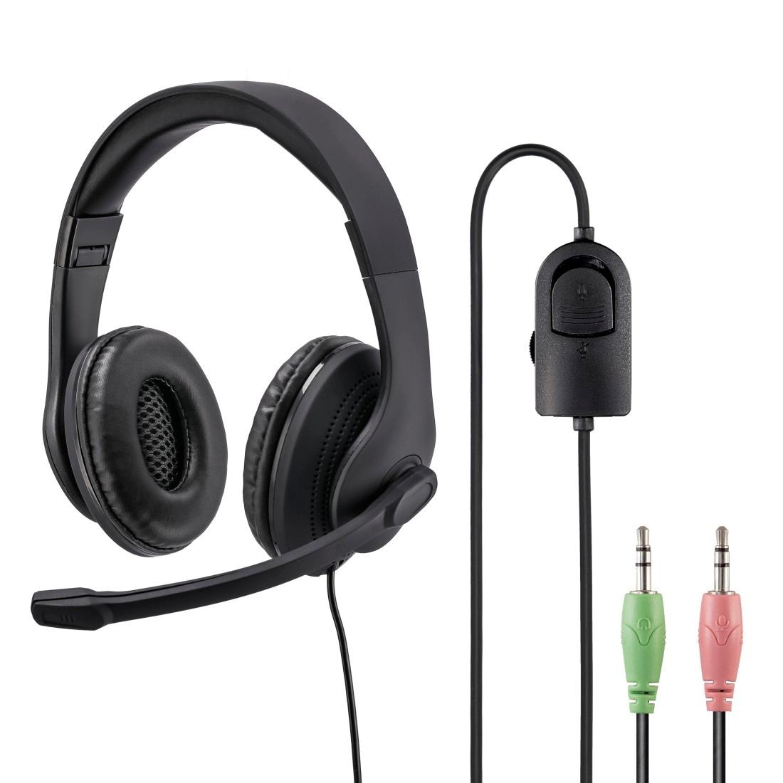 PC-Headset »PC-Office-Headset "HS-P200", Stereo, Schwarz«