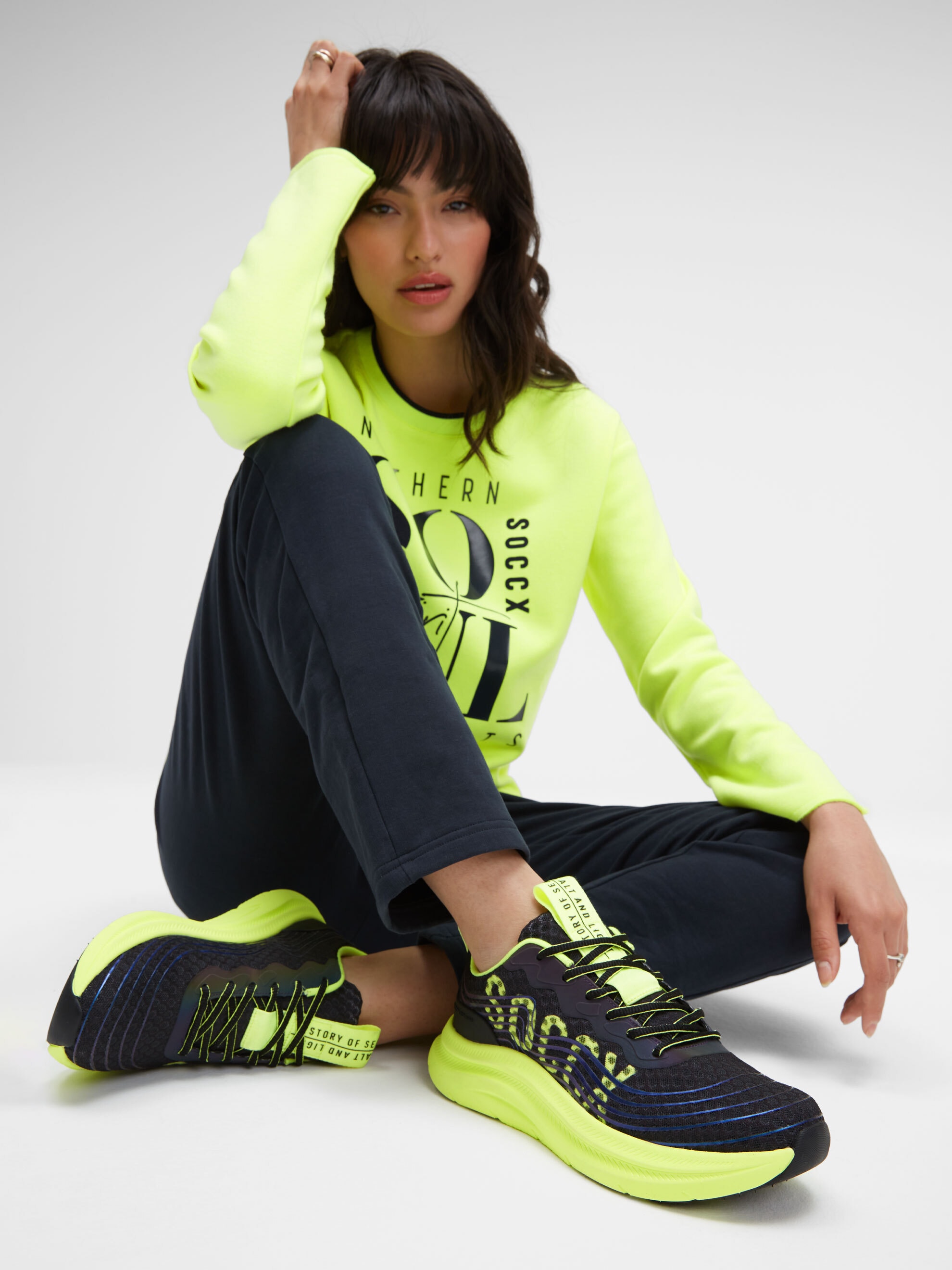 SOCCX Sneaker  mit Wechselfußbett