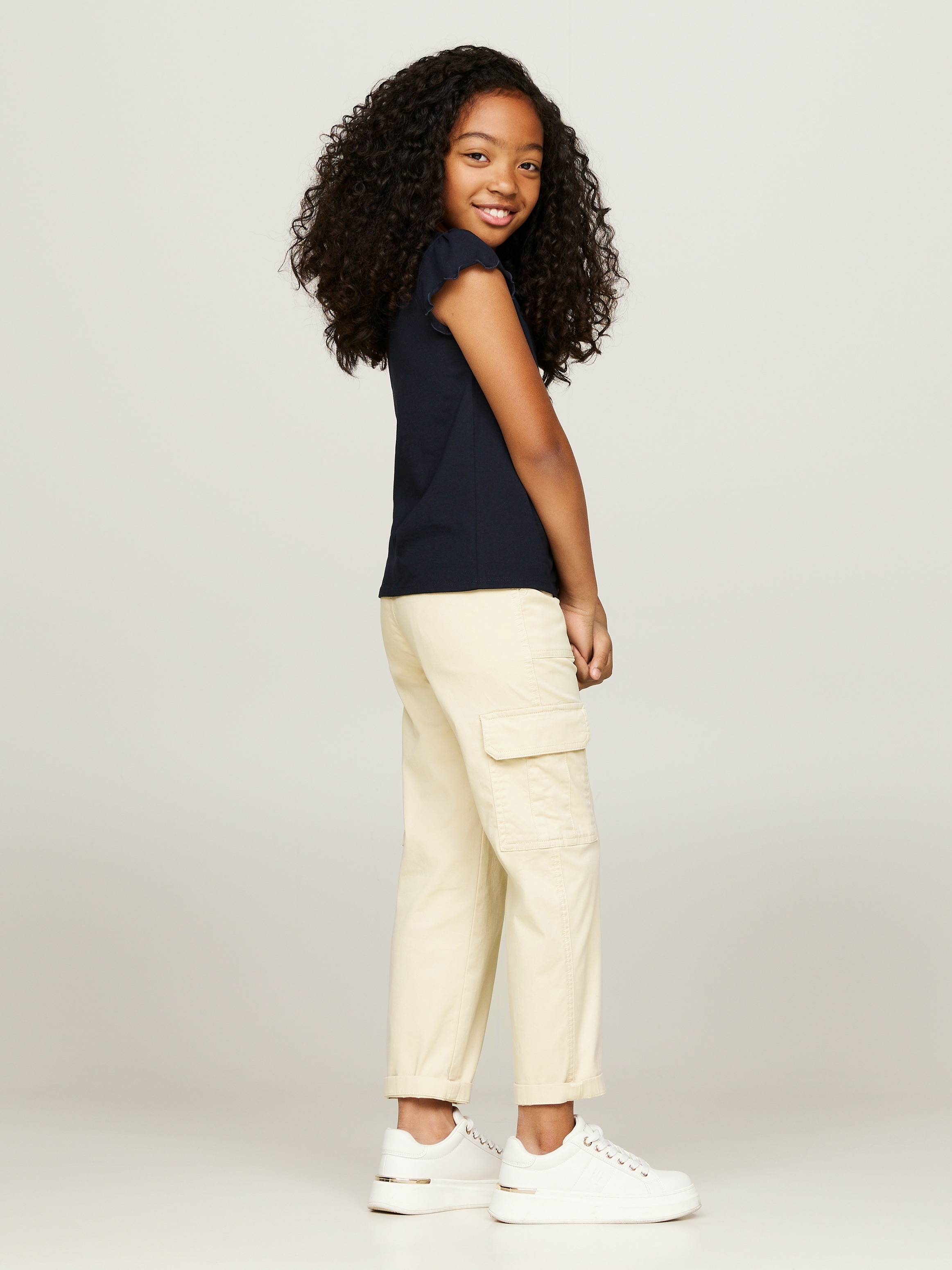 Tommy Hilfiger T-Shirt »ESSENTIAL RUFFLE SLEEVE TOP«, für Babys