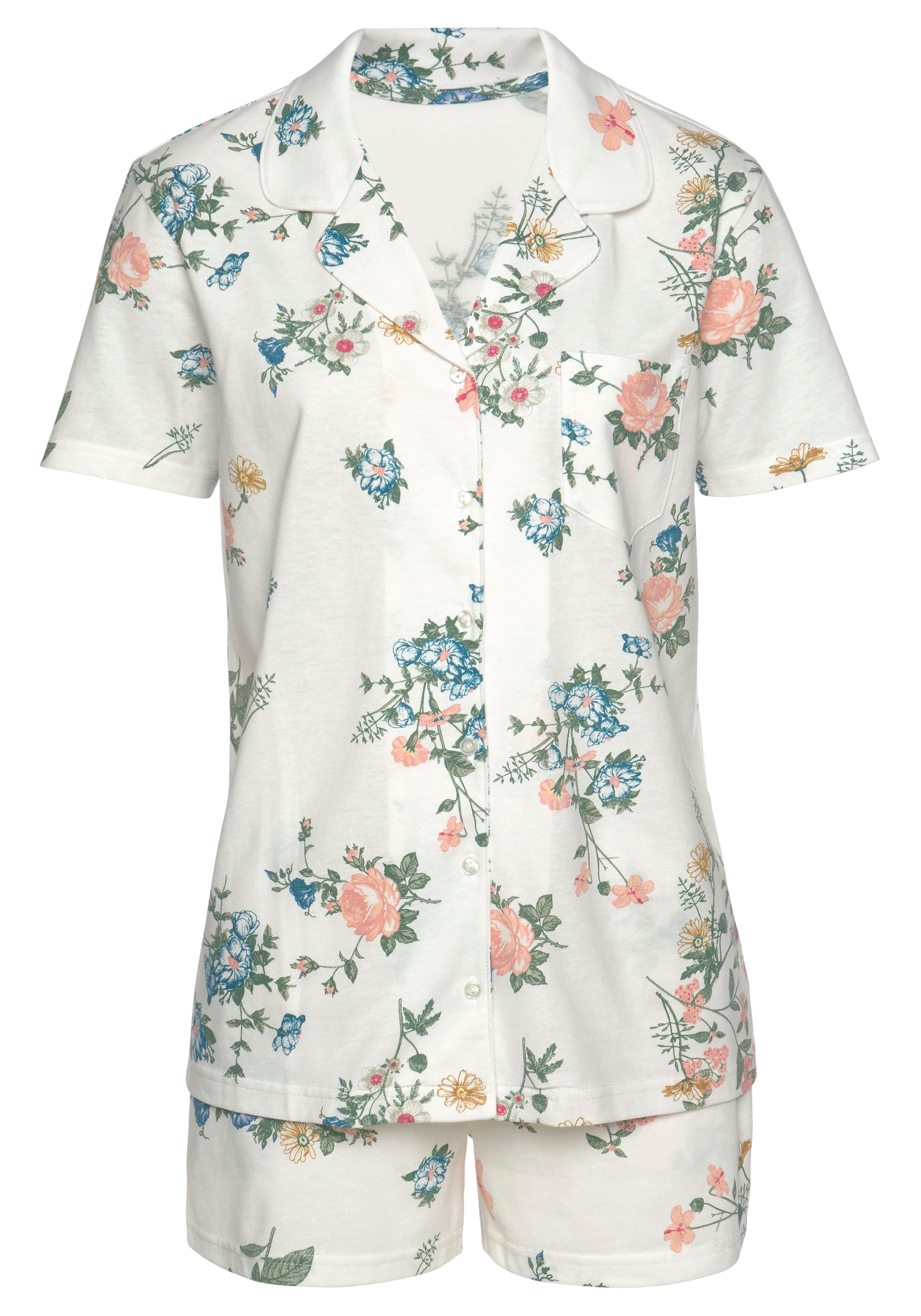 Vivance Dreams Shorty 2 Stk. tlg., mit Allover Print günstig online kaufen