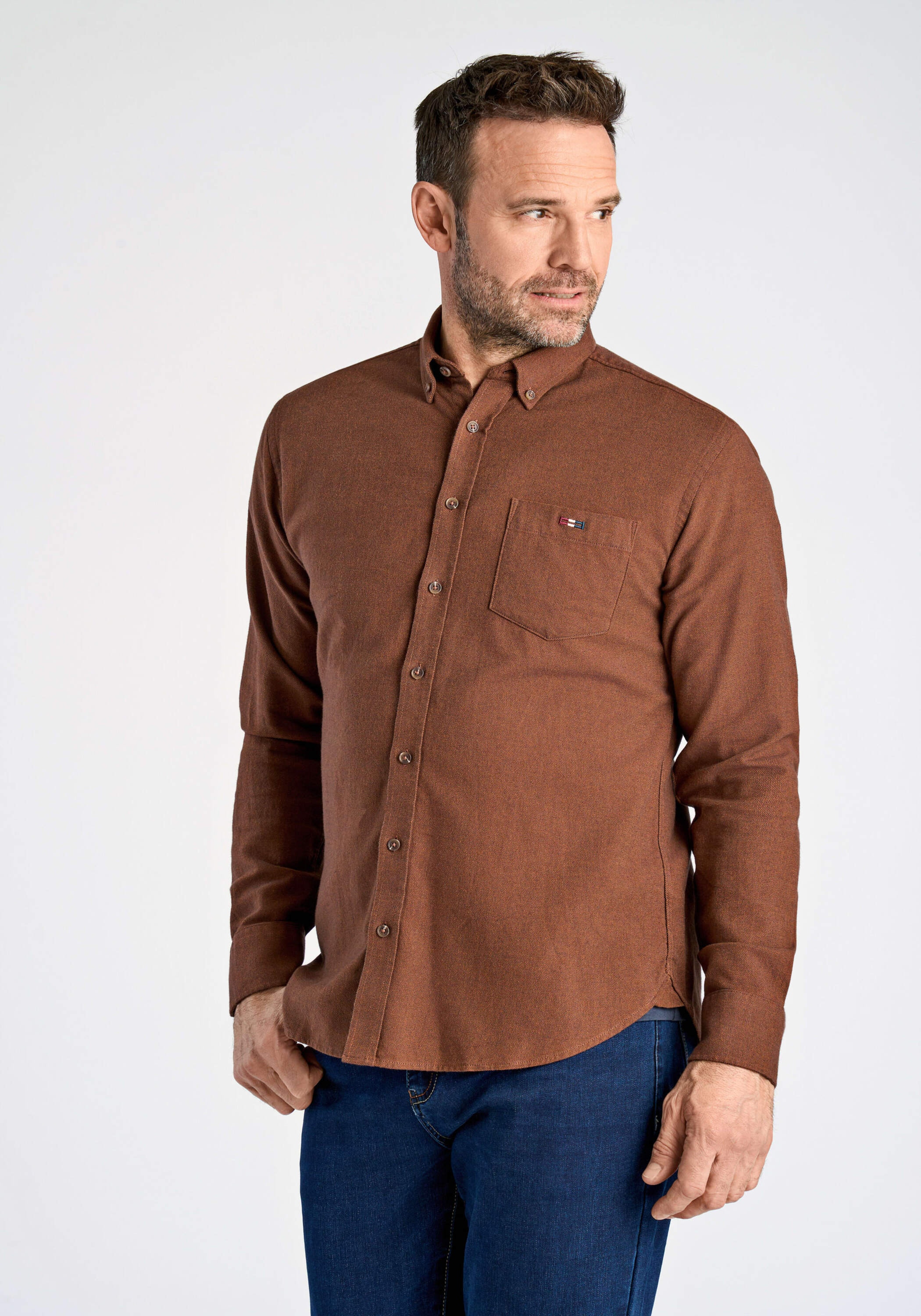 BISON Flanellhemd "BISON Freizeithemd" günstig online kaufen