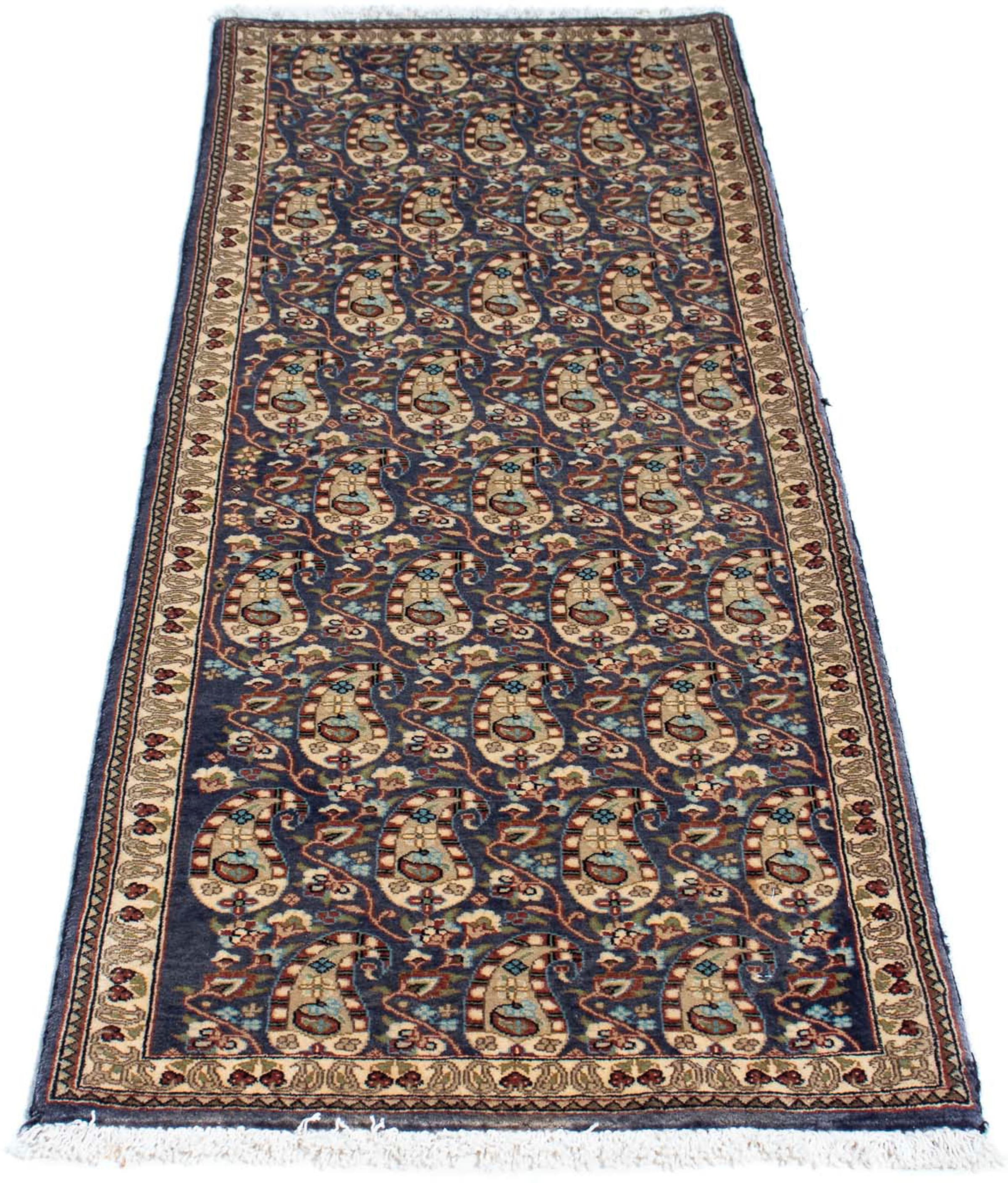 morgenland Orientteppich "Perser - Ghom - 156 x 54 cm - mehrfarbig", rechteckig, 10 mm Höhe, Wohnzimmer, Handgeknüpft, E