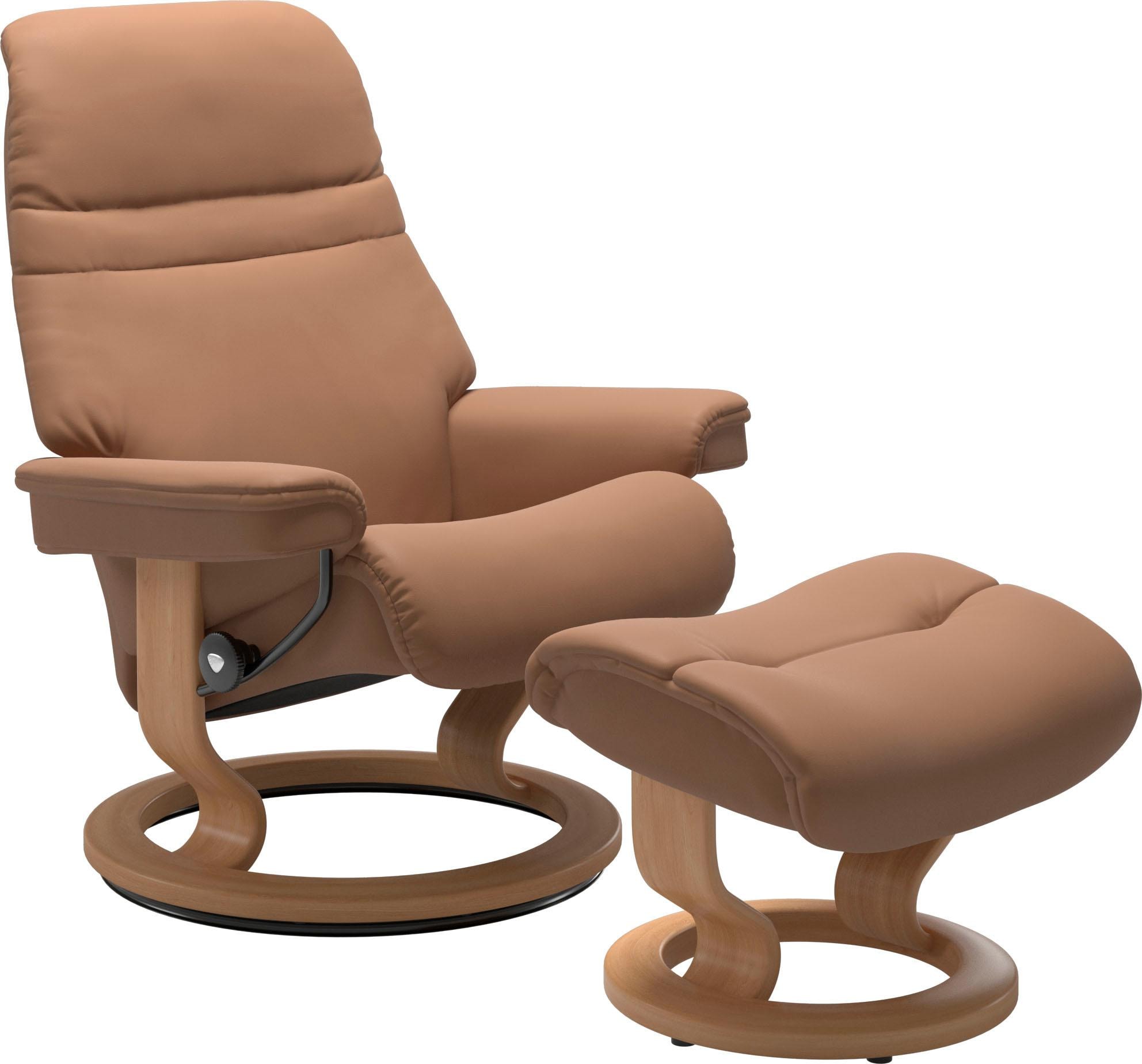Stressless Relaxsessel "Sunrise" Relaxsessel mit Hocker, mit Classic Base, günstig online kaufen