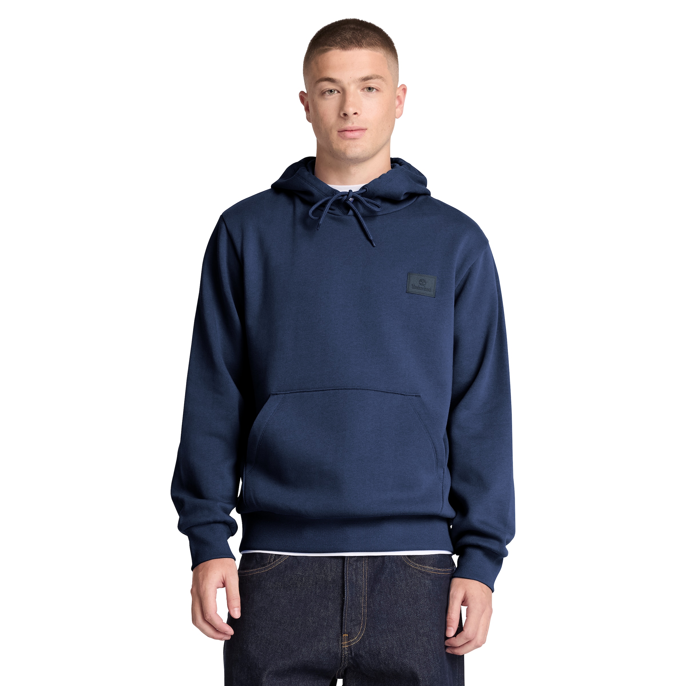 Timberland Hoodie "Silicon Badge BB Hoodie", aus Baumwolle und Polyester, in den Größen S bis XXXL