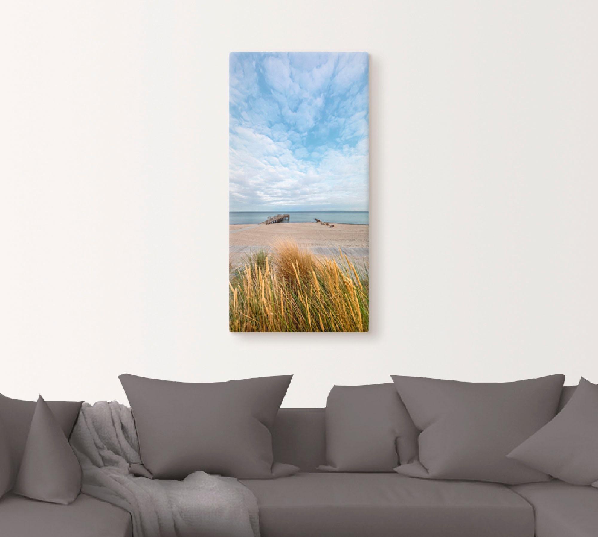 Artland Wandbild "Rettin Strandidylle an der Ostsee" Gewässer 1 Stk. tlg. a günstig online kaufen