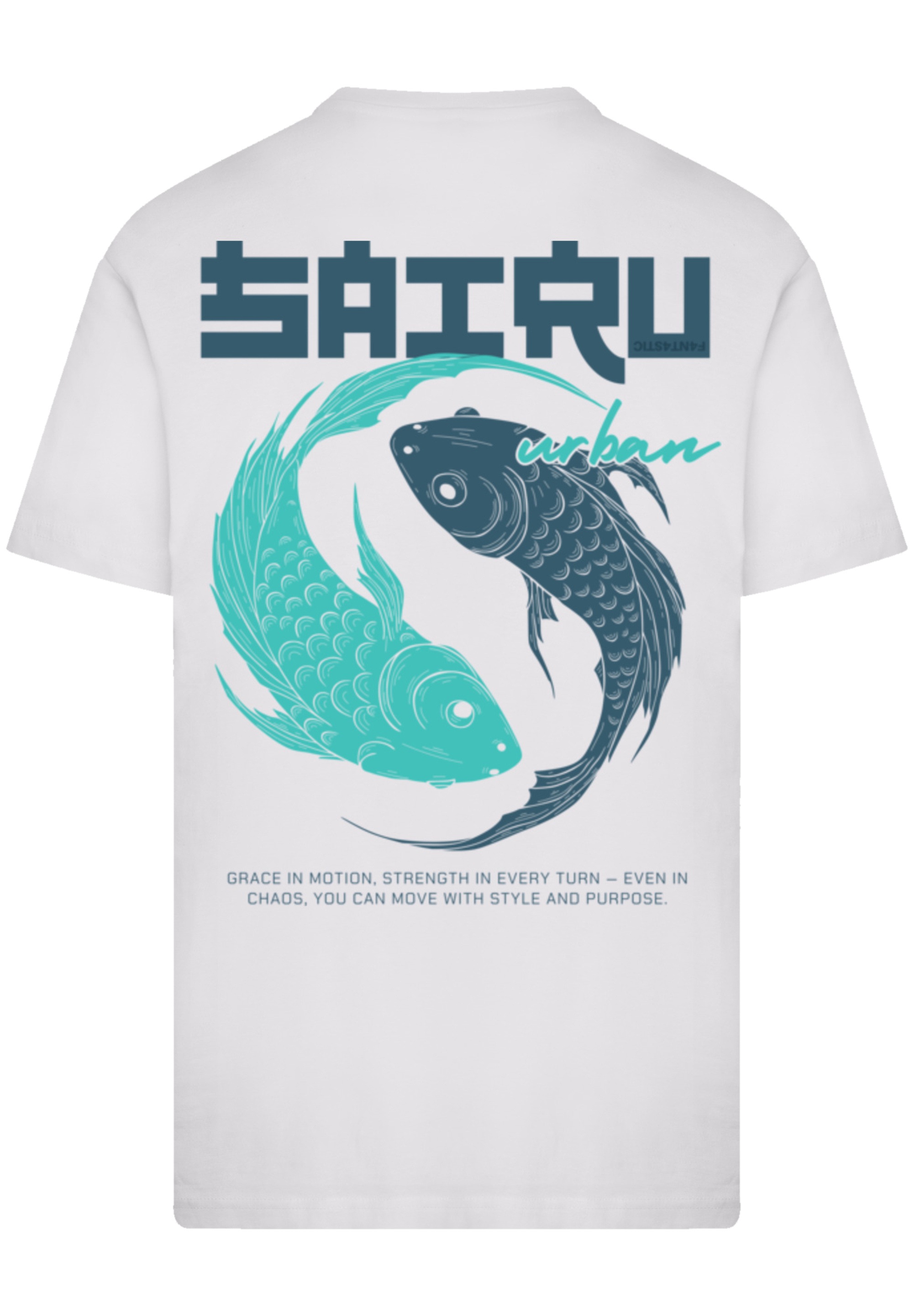 F4NT4STIC T-Shirt »Koi Fish Japan Streetstyle«, Japan Streetwear Styles