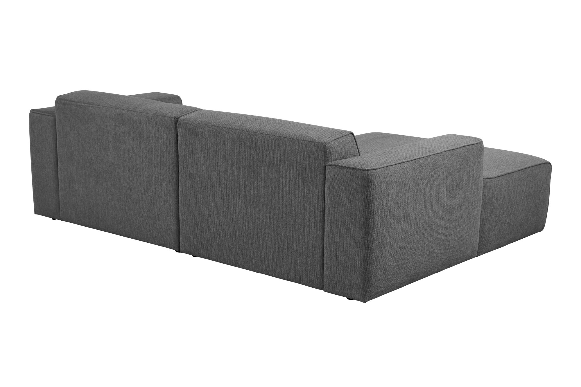 andas Ecksofa »Noord«, mit Kedernaht, Breite 234 cm, Cord, Struktur, Webstoff