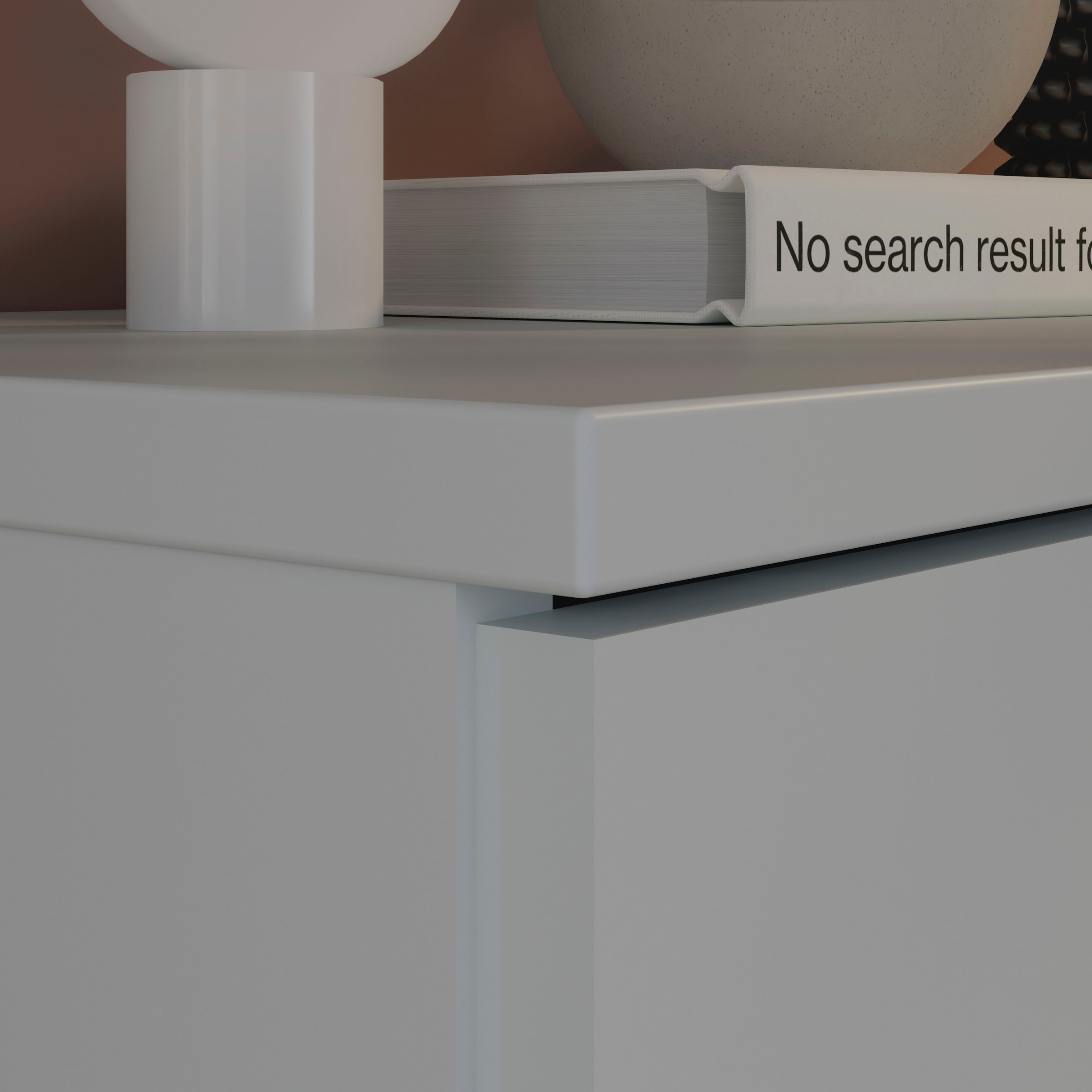 FORTE Sideboard »Ganymede«, Sideboard, Stauraum, Schublade; Metallgriffe, 4 Dekore, Breite 119,8cm