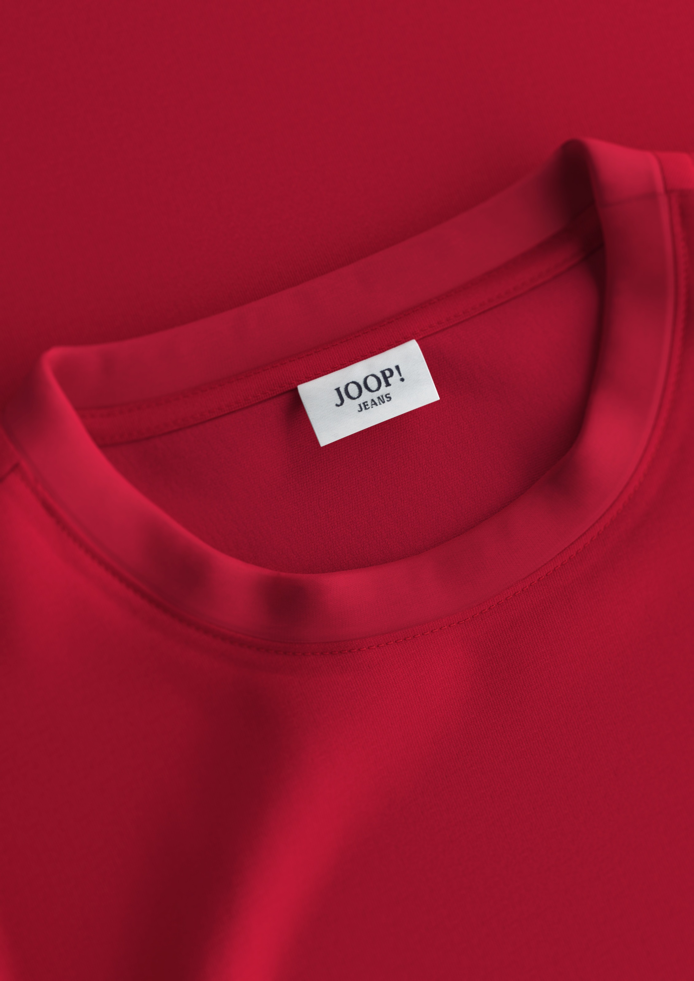 Joop Jeans Kurzarmshirt »Alphis«, Mit Ton-in Ton Logoprint