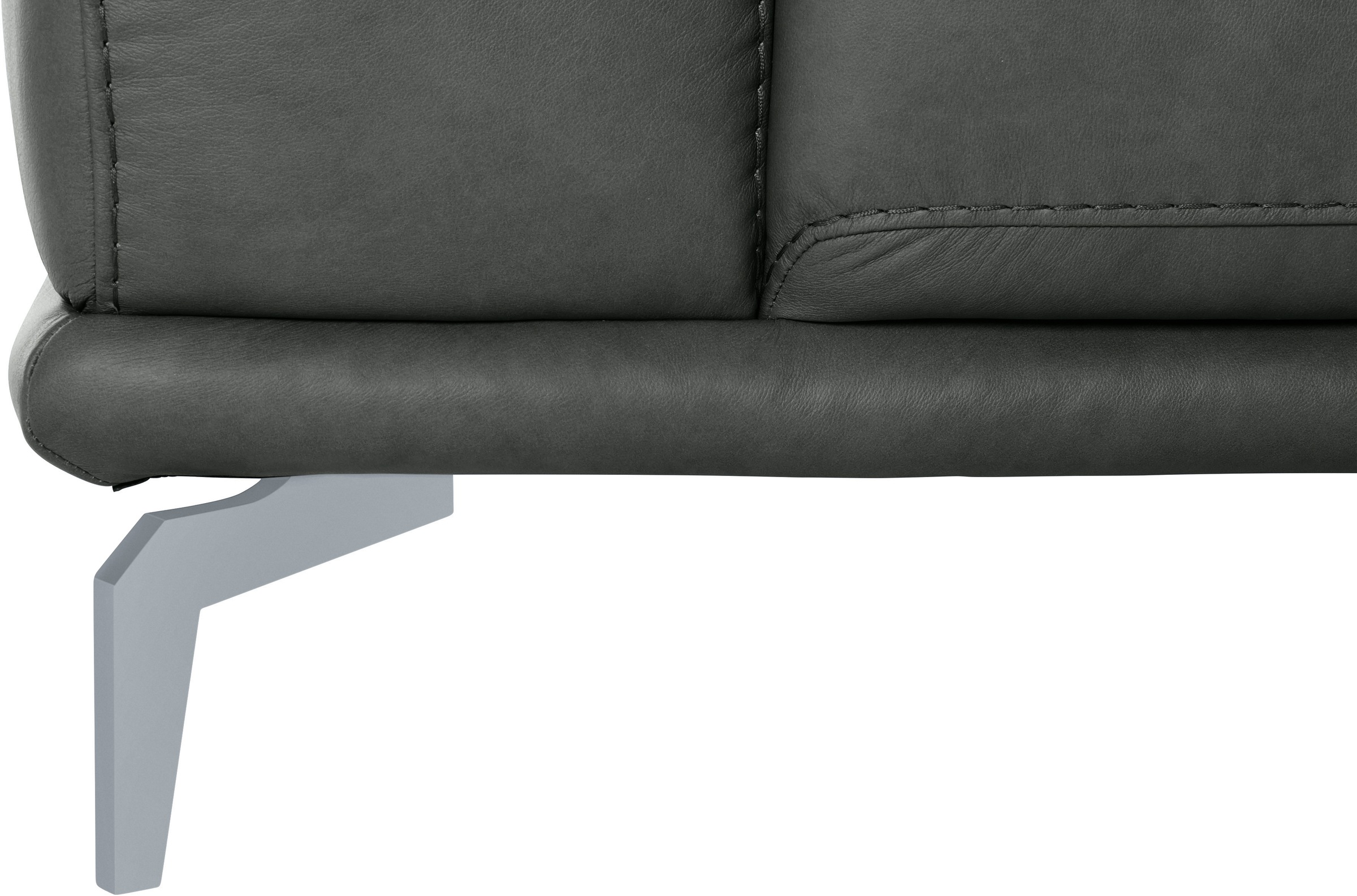 W.SCHILLIG 2,5-Sitzer »montanaa«, mit Metallfüßen in Silber matt, Breite 212 cm