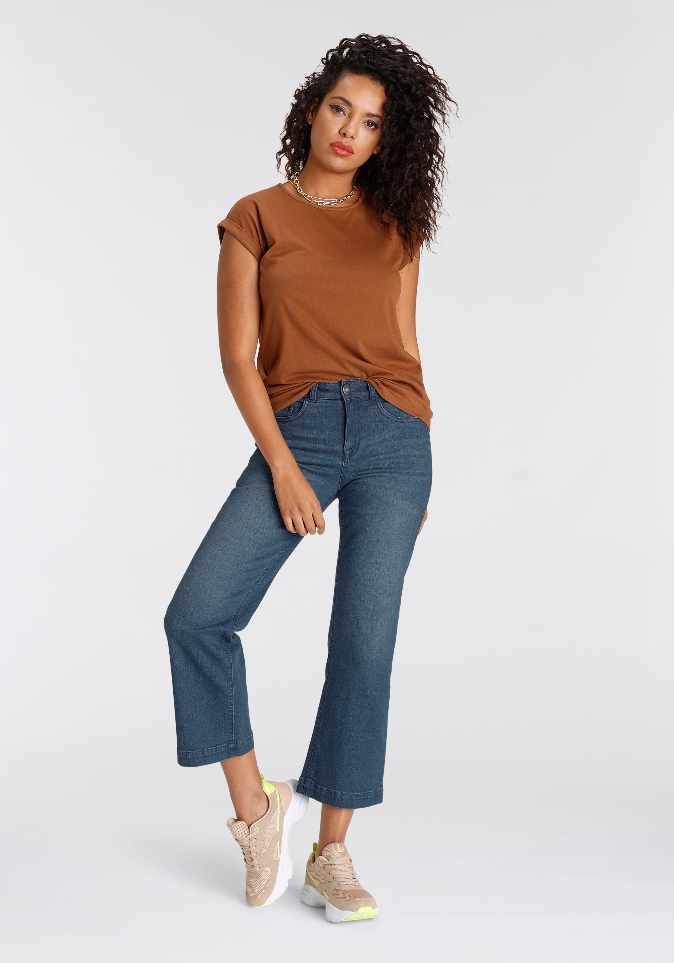 Arizona Weite Jeans, High Waist