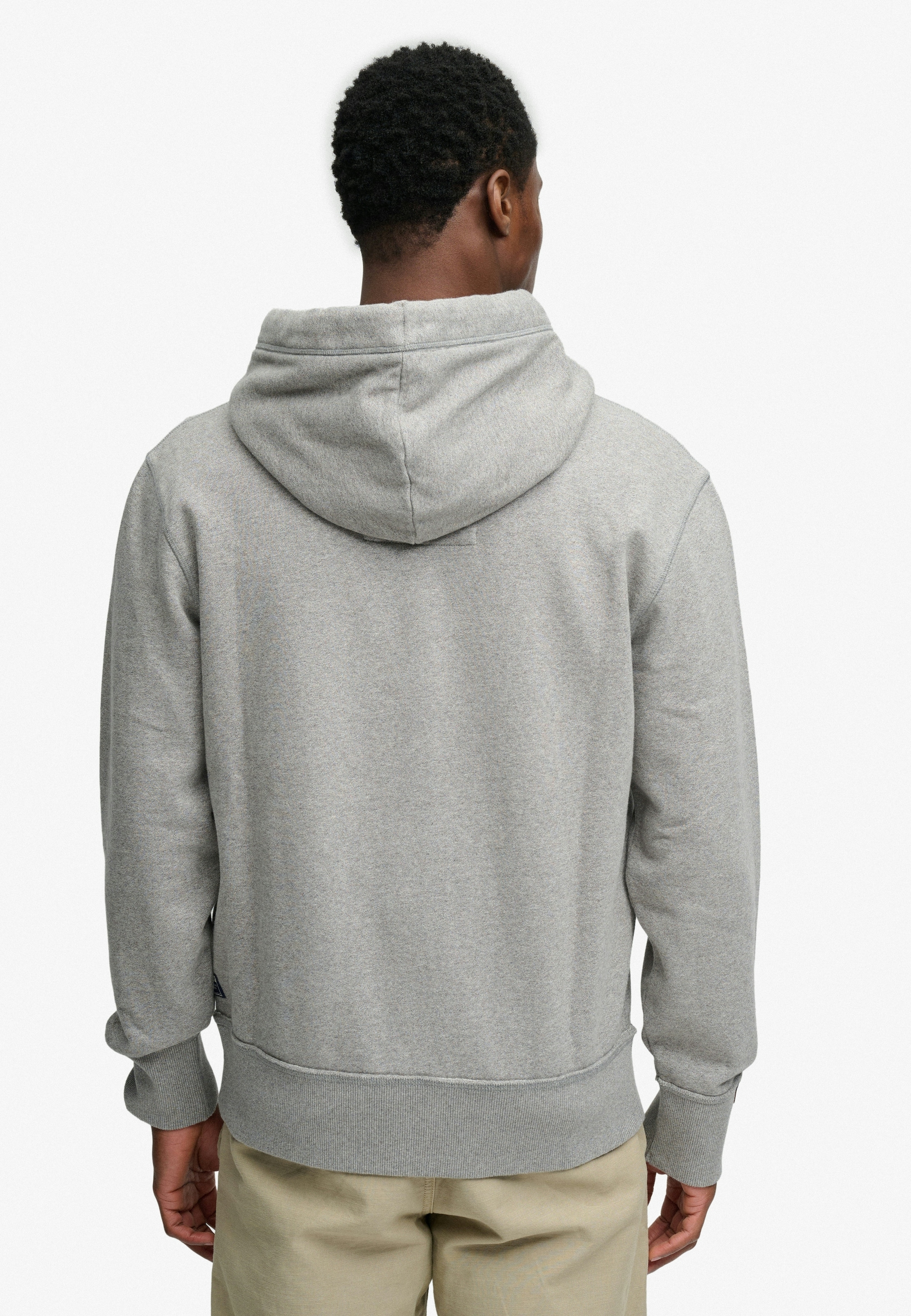 Superdry Kapuzensweatjacke »VINTAGE ATHLETIC ZIPHOOD« aus Baumwolle und angerauter Sweatware, Loose Fit, mit Reißverschluss