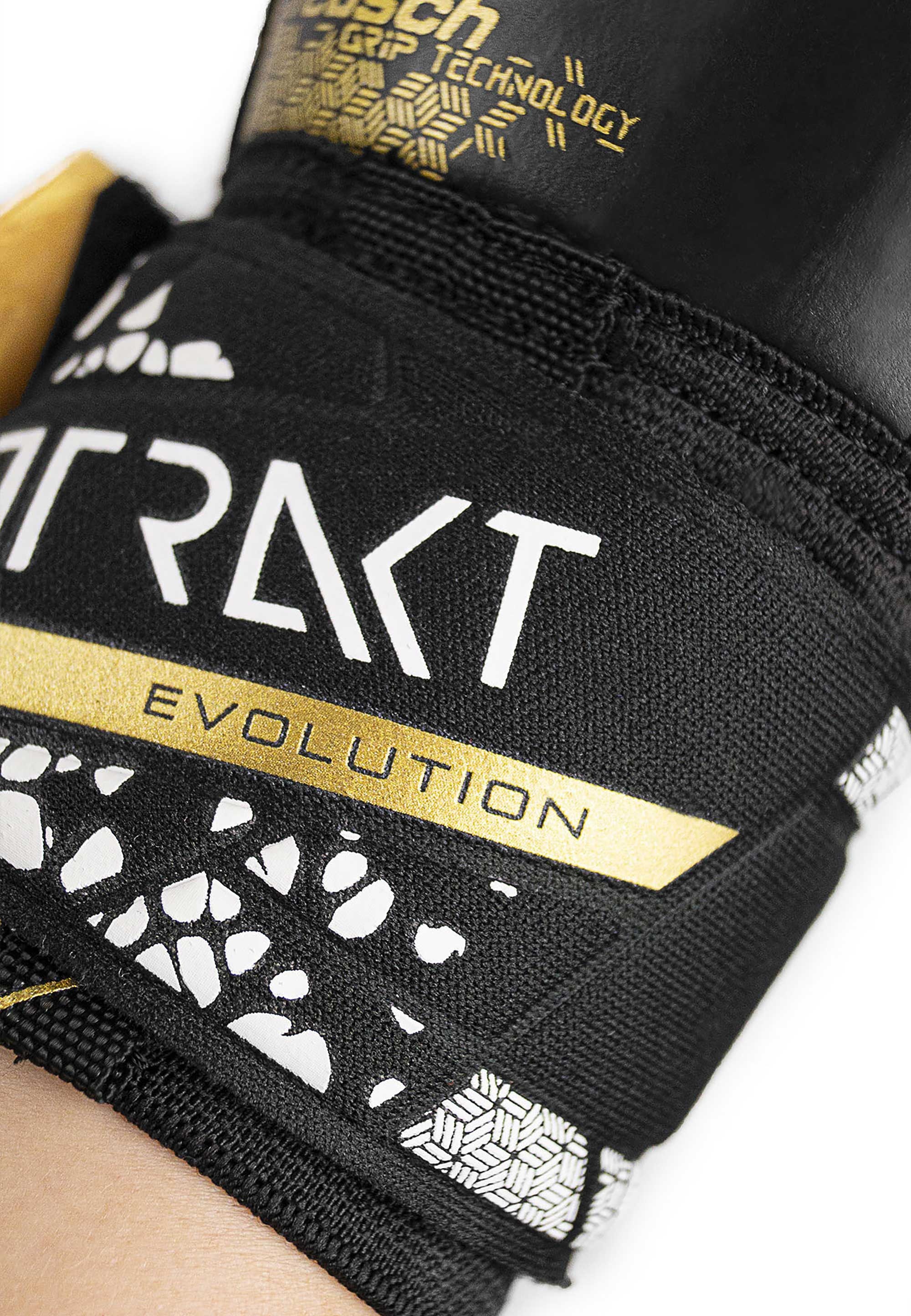 Reusch Torwarthandschuhe »Attrakt Gold X Evolution Cut«, Finger Support mit Evolution Cut