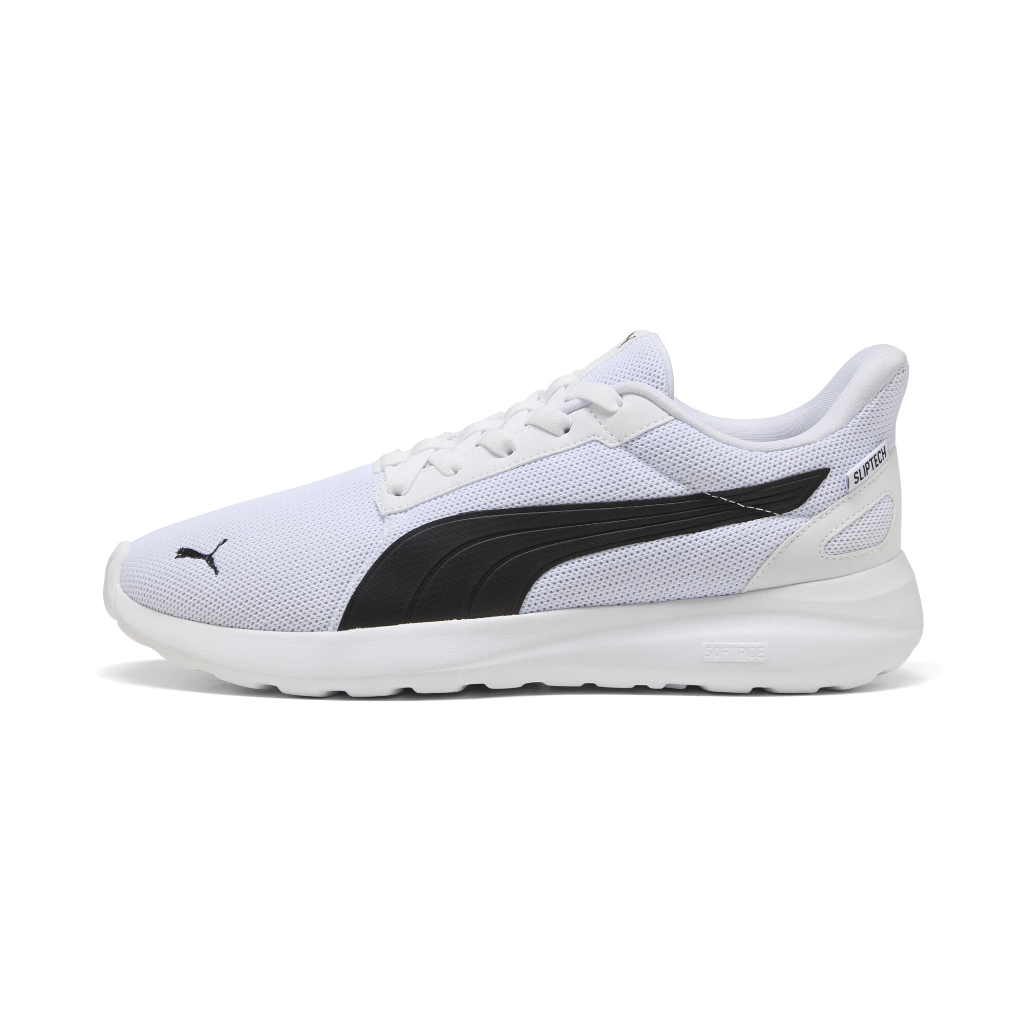 PUMA Softride Cosmic SLIPTECH Slip-on Sneakers White Black 38.5 2