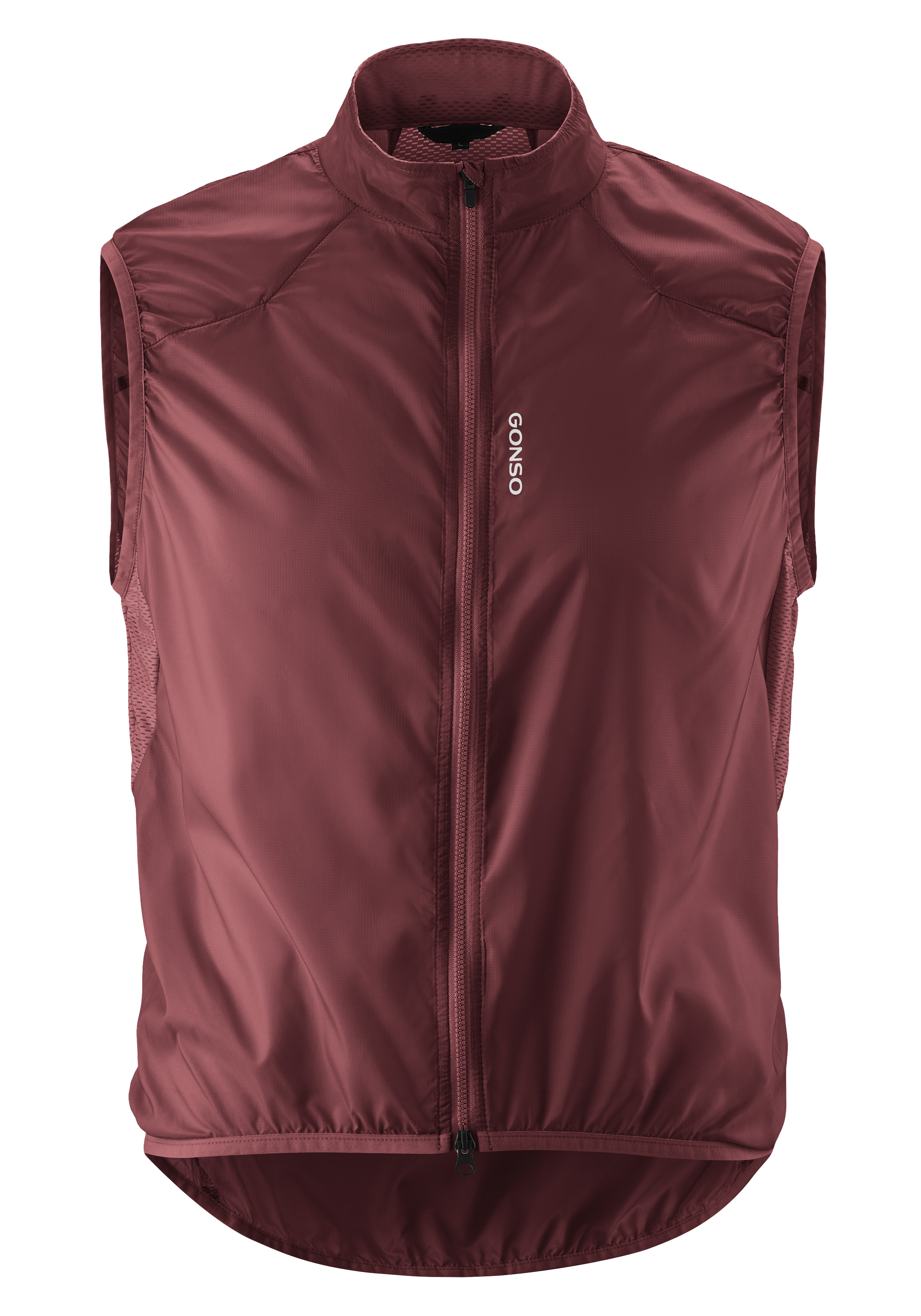 Gonso "Road Vest Wind M" Herren Weste, atmungsaktive Radweste, leichte Windweste, Tight Fit