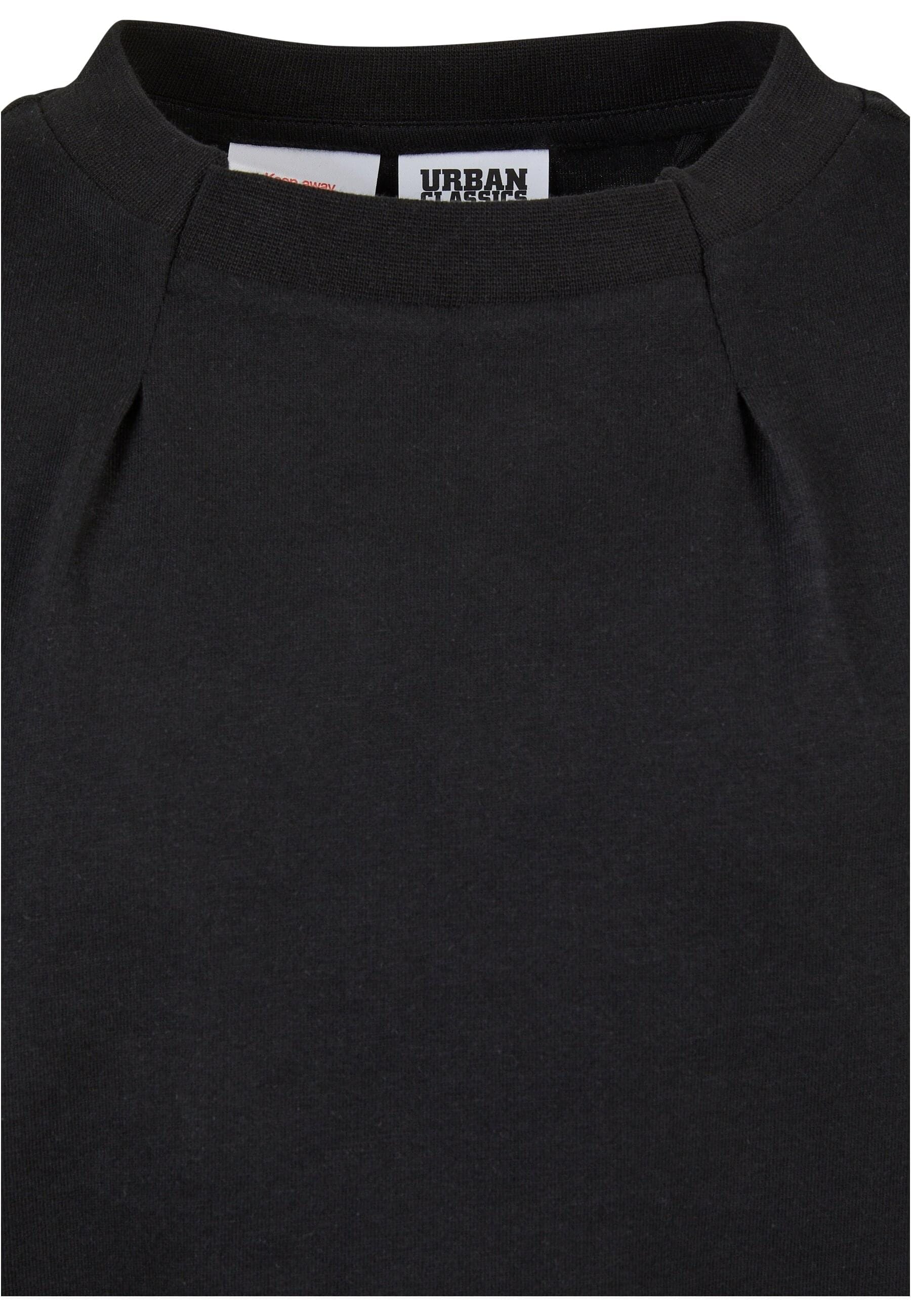 URBAN CLASSICS T-Shirt »Urban Classics Damen Girls Organic Oversized Pleat Tee«, (1 tlg.)