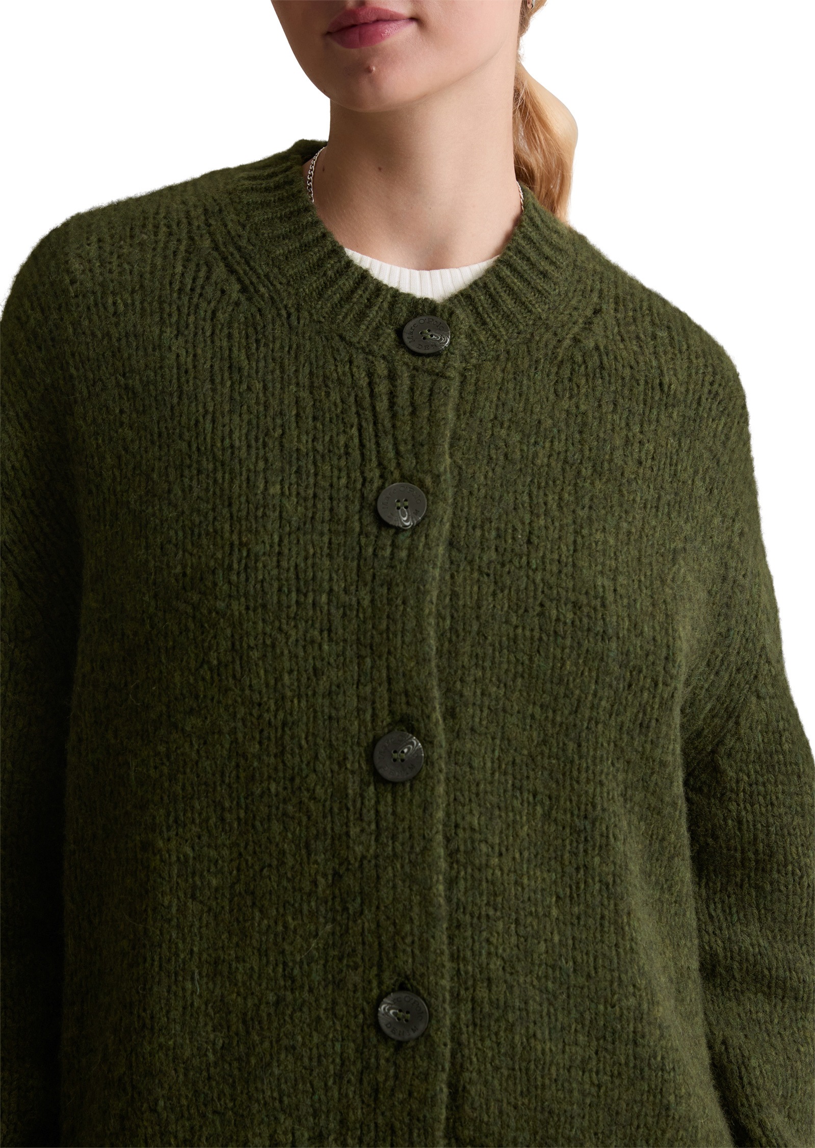 Marc O'Polo DENIM Cardigan »aus kuscheligem Schurwolle-Alpaka-Mix«