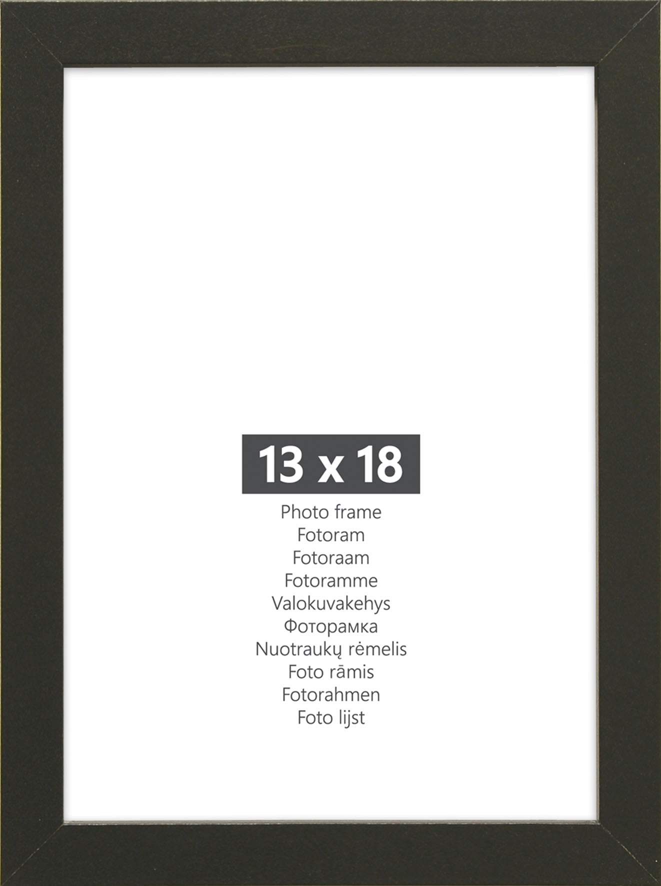 andas Bilderrahmen-Set »Bilderrahmen 10er«, (Set, 10 St., 2x 21x30 (DIN A4) + 4x 15x20 (DIN A5) + 2x 10x15 + 2x 13x18 cm)