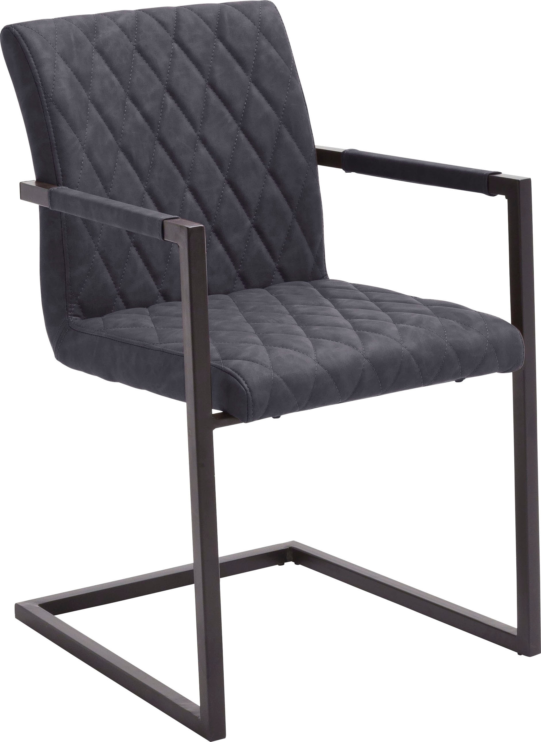 MCA furniture Freischwinger »Kian«, (Set), | Kunstleder 2 120 mit oder St., Stuhl bis Armlehne, ohne kg Vintage BAUR belastbar