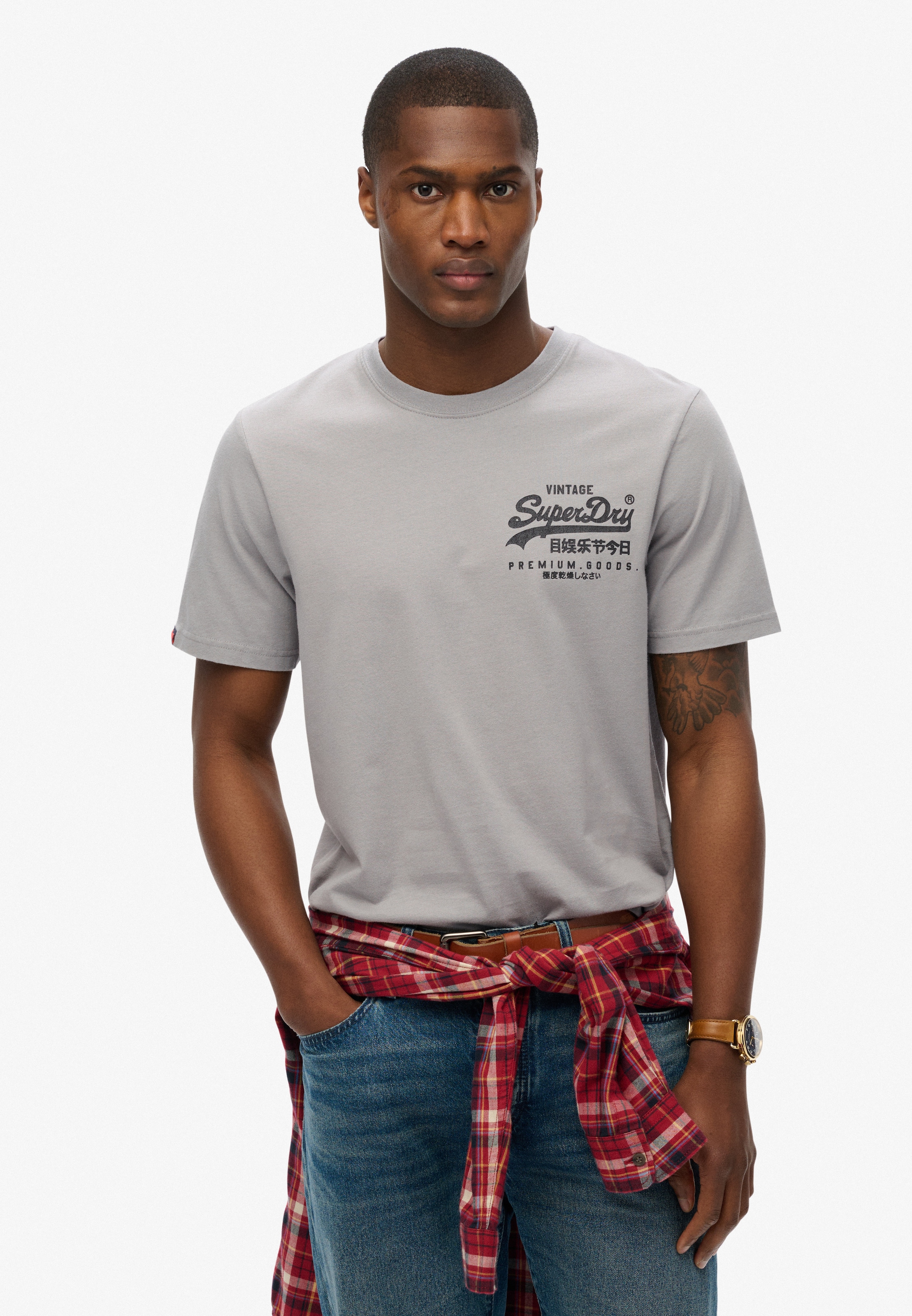 Superdry Rundhalsshirt "VL TOKYO RELAXED TEE", mit coolem Tattoo-Print günstig online kaufen