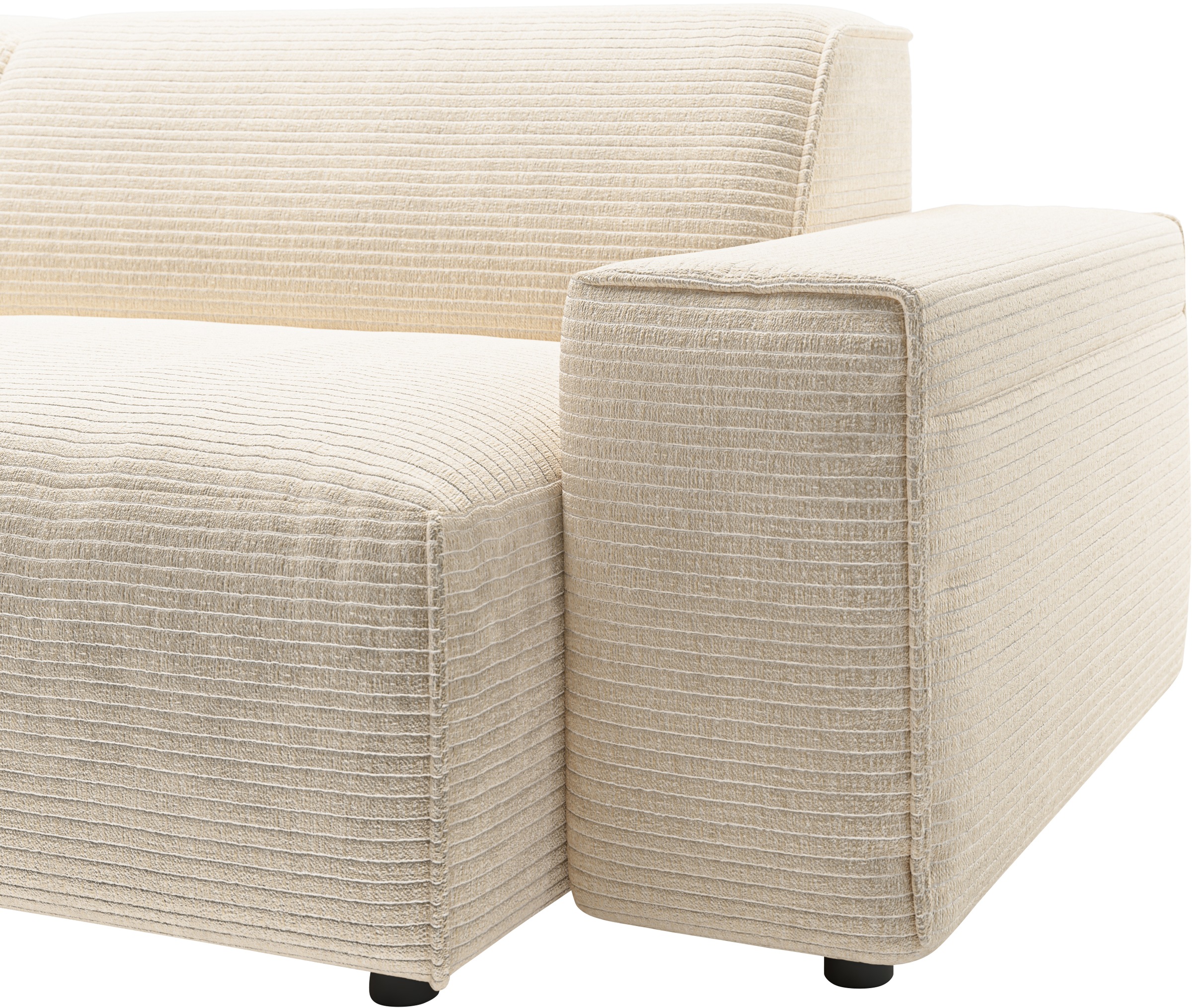 andas Big-Sofa »Glimminge  auch in Breitcord, Feincord + Easy care-Bezug,«, besondere Kedernähte Zierkissen
