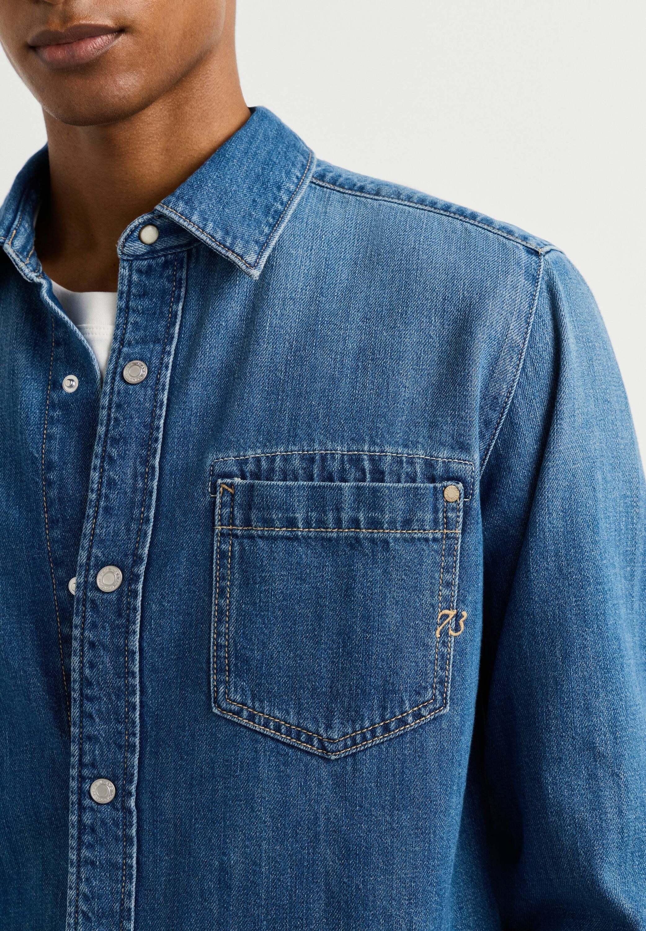 Pepe Jeans Funktionsshirt »shirt NOAH OVERSHIRT SLUB«