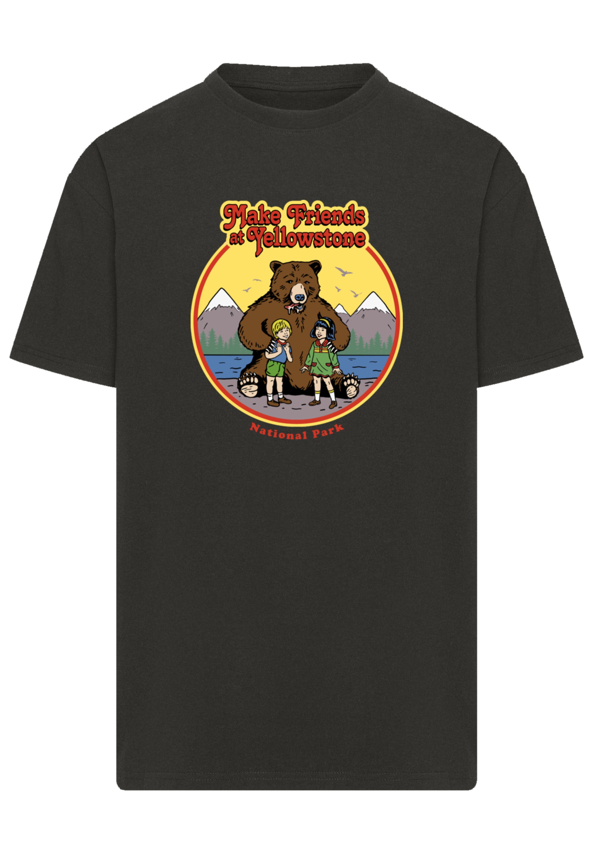 F4NT4STIC T-Shirt "US National Parks Make Friends At Yellowstone", Premium günstig online kaufen