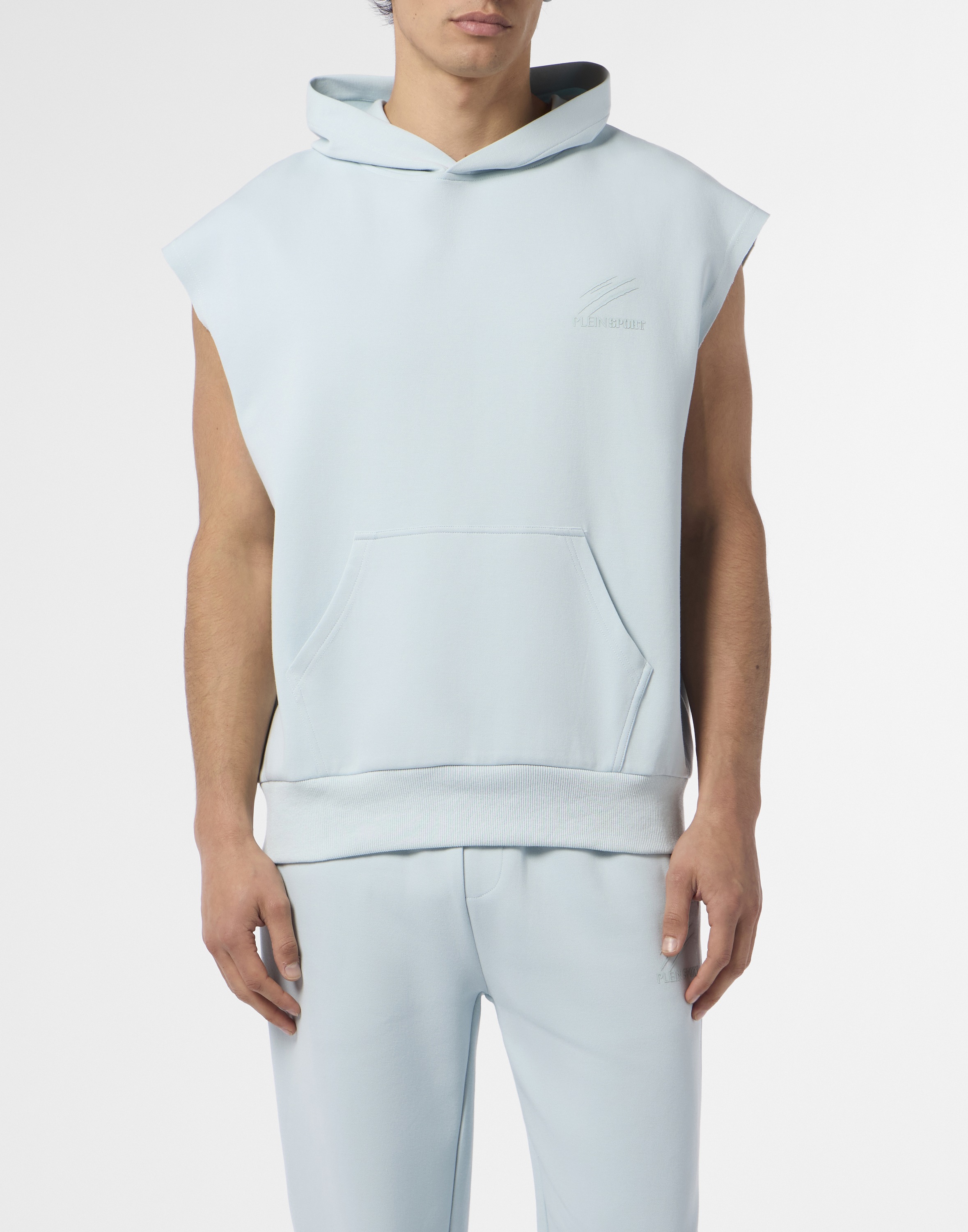 PLEIN SPORT Kurzweste »Pique Hoodie Vest Icon«