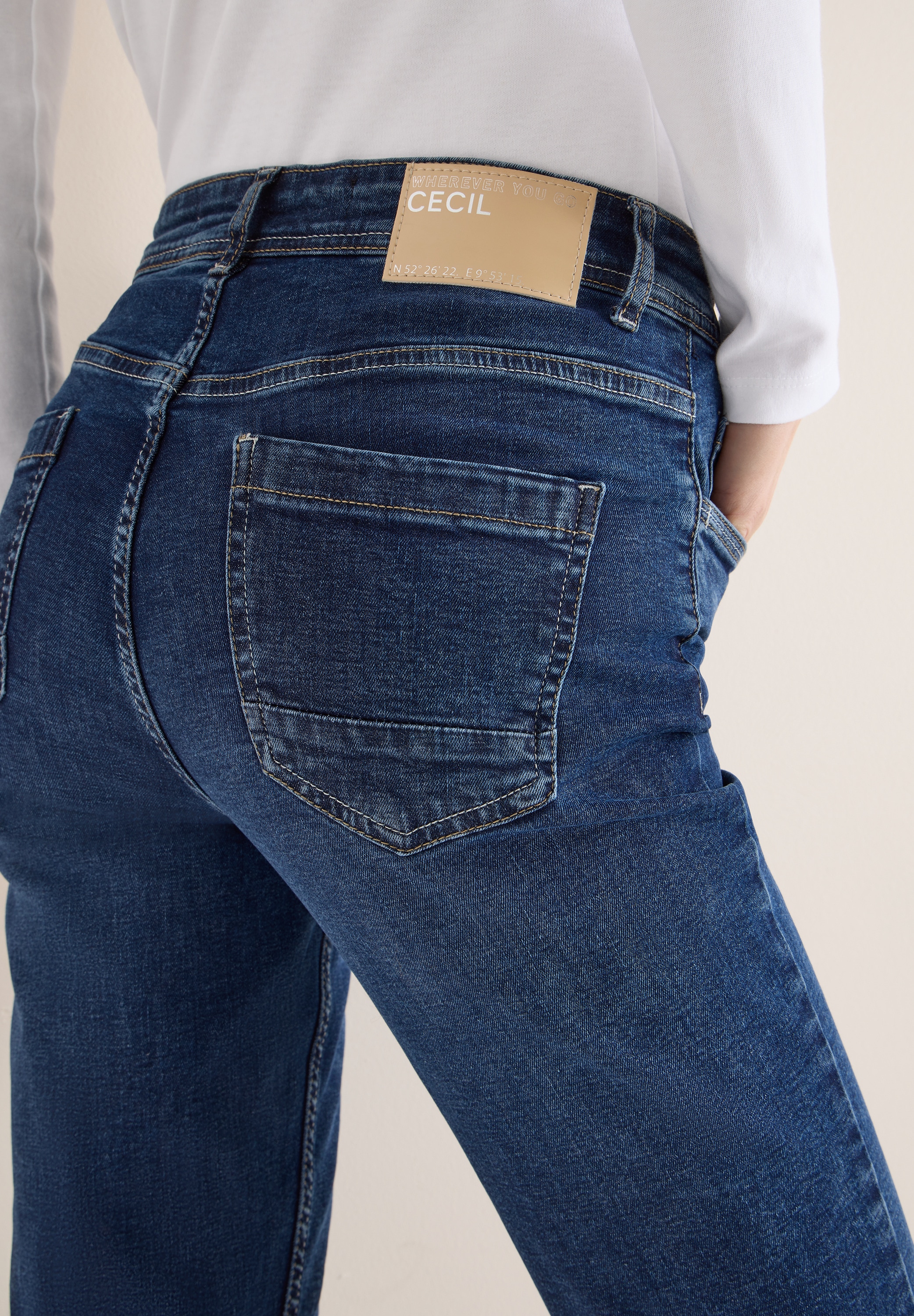 Cecil Slim-fit-Jeans »Style Vicky« mit Stretch